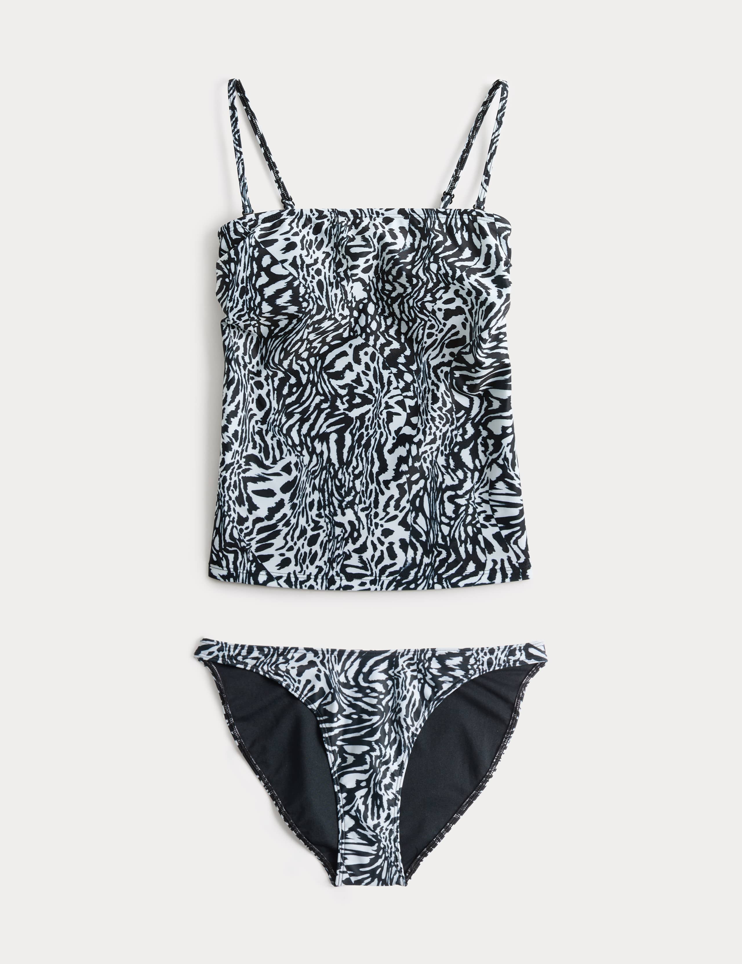 Printed Bandeau Tankini Set 1 of 6