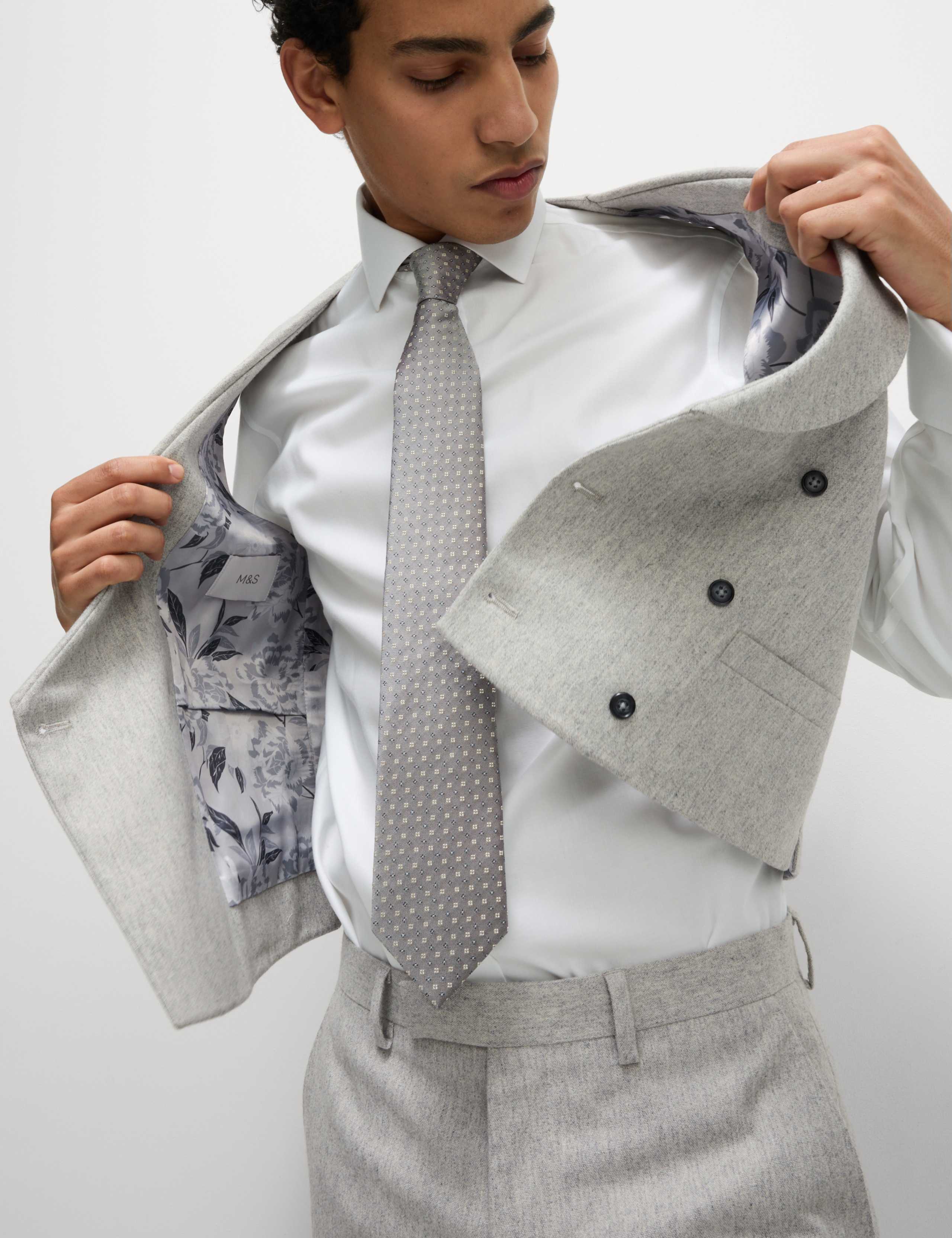 Tailored Fit Wool Rich Tweed Suit 2 of 6