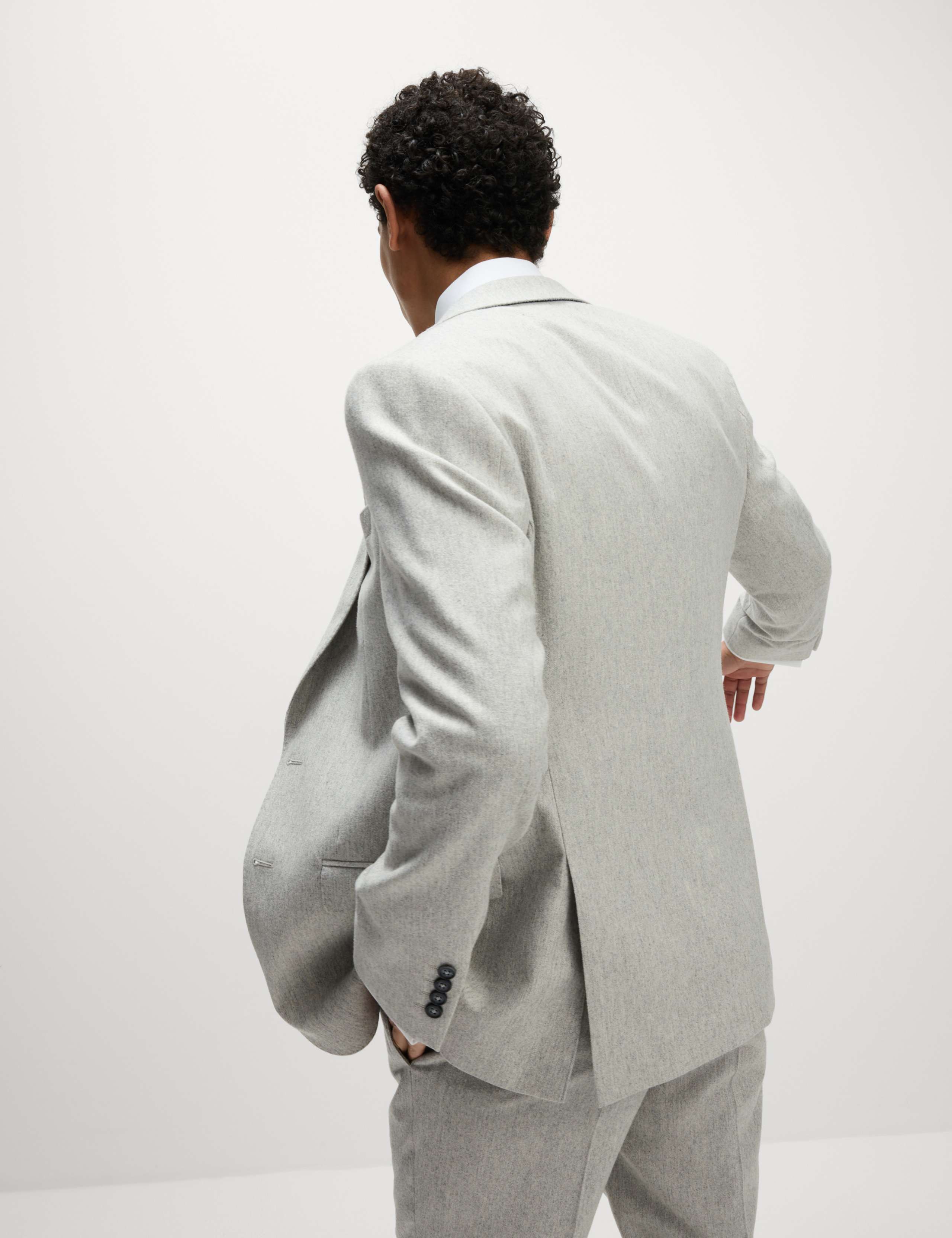 Tailored Fit Wool Rich Tweed Suit 4 of 6