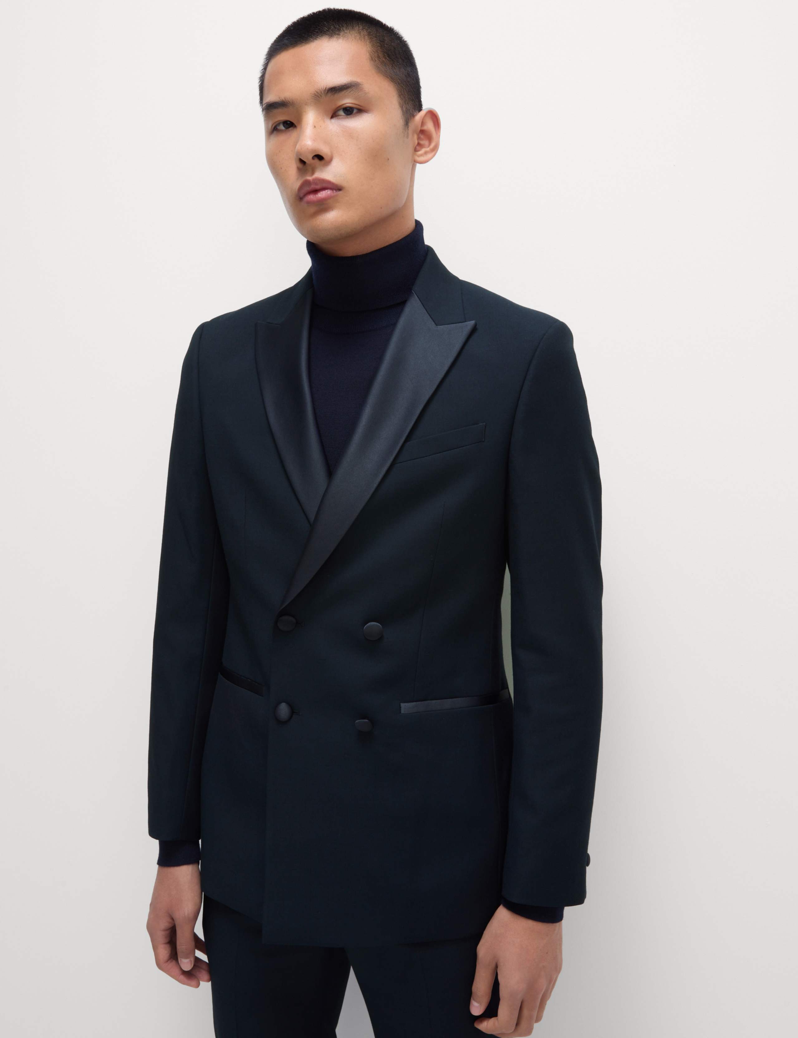 Slim Fit Double Breasted Tuxedo Suit 1 of 5