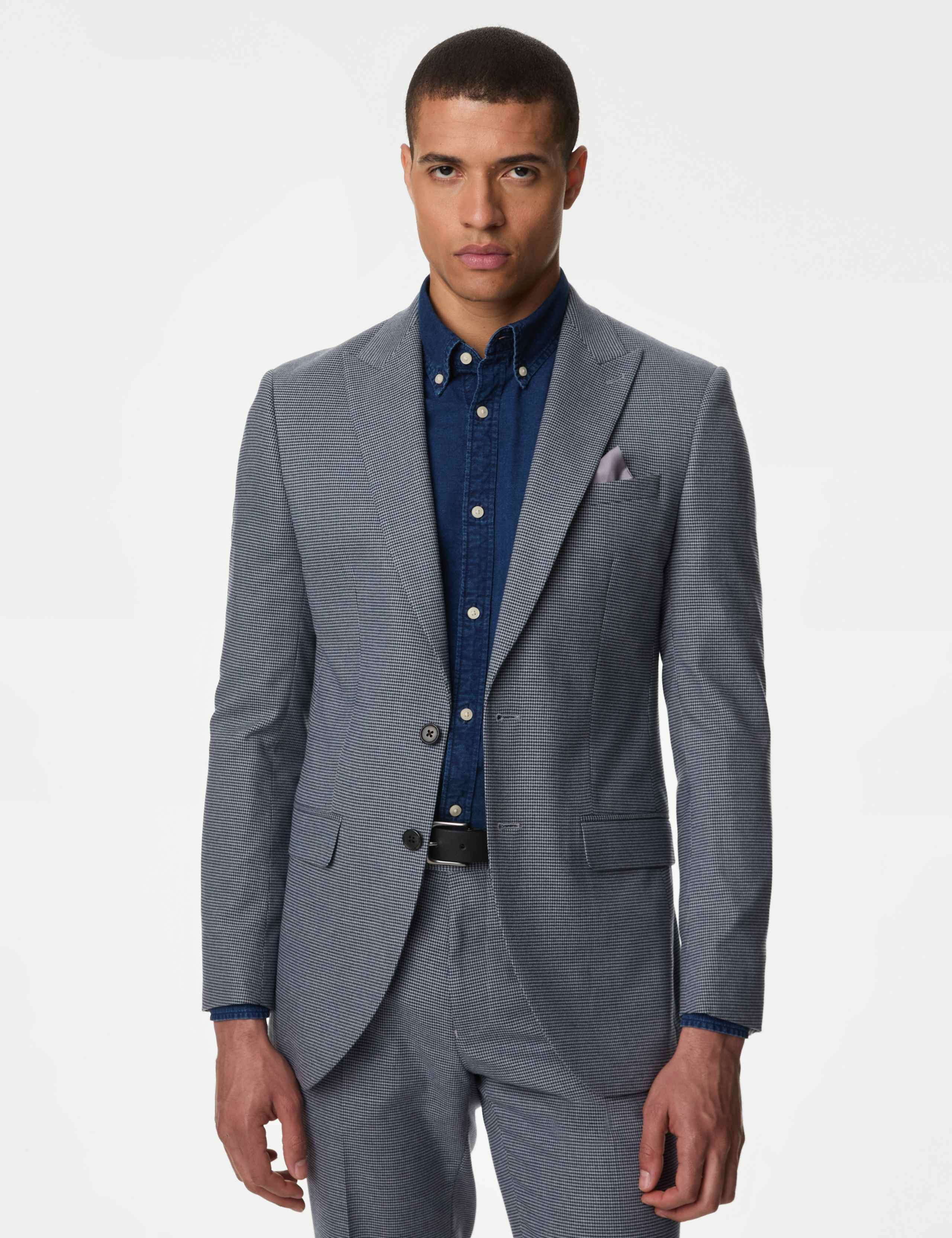 Slim Fit Puppytooth Stretch Suit 1 of 7