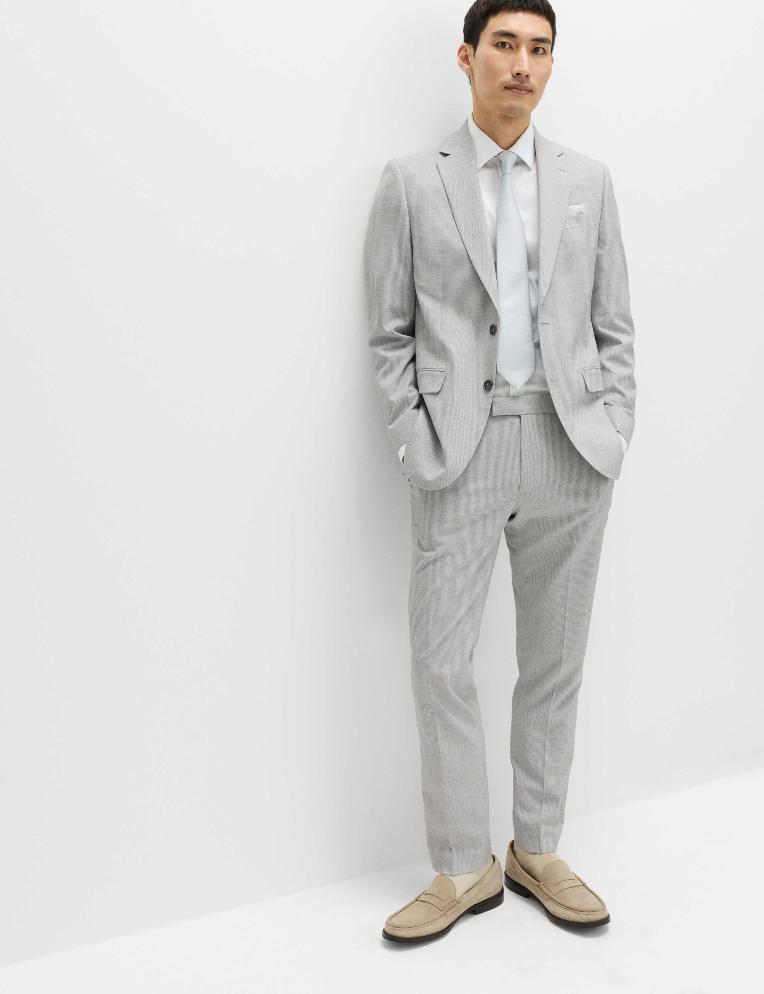 3 Piece Tailored Fit Stretch Suit 6 of 6