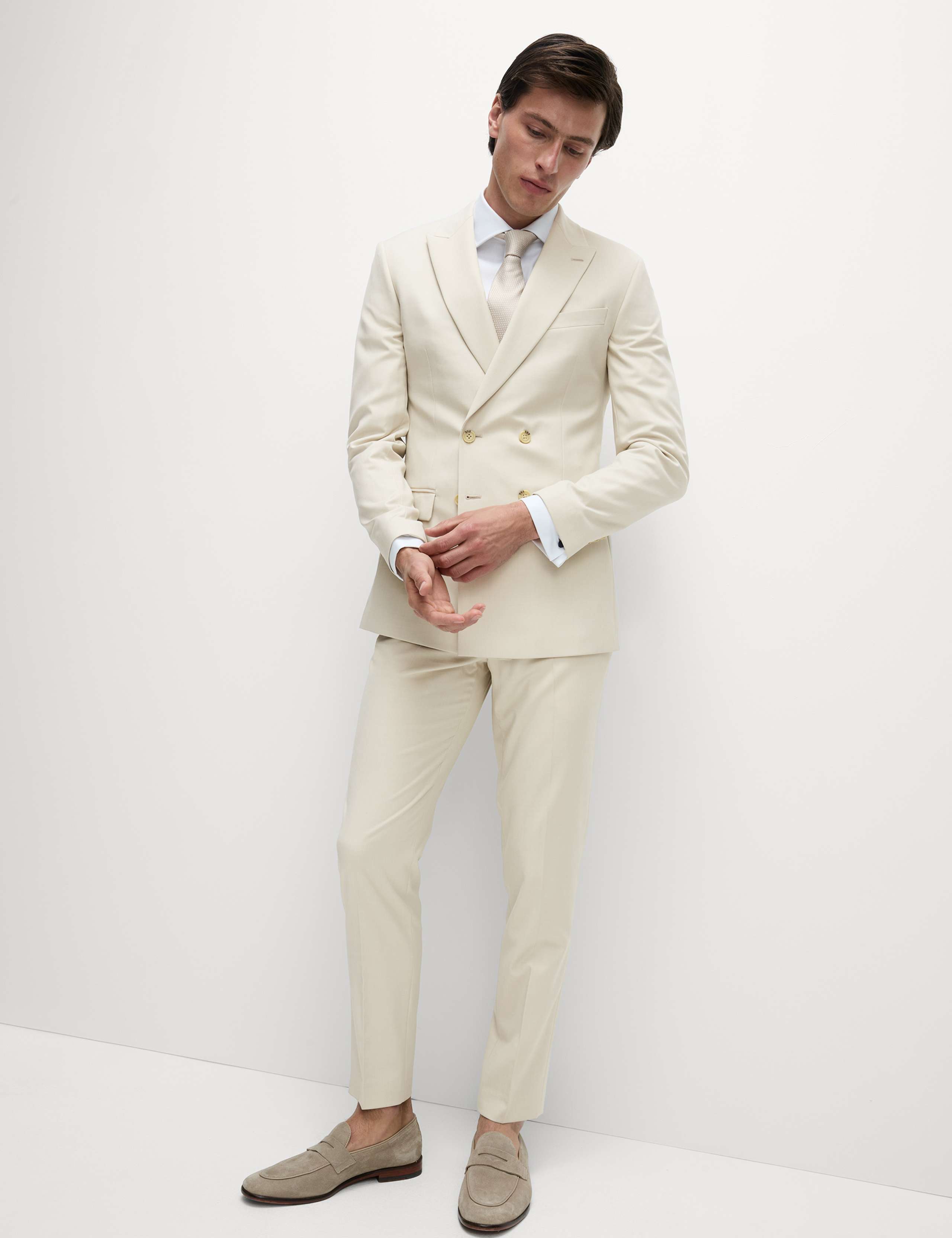 Slim Fit Double Breasted Suit 4 of 6