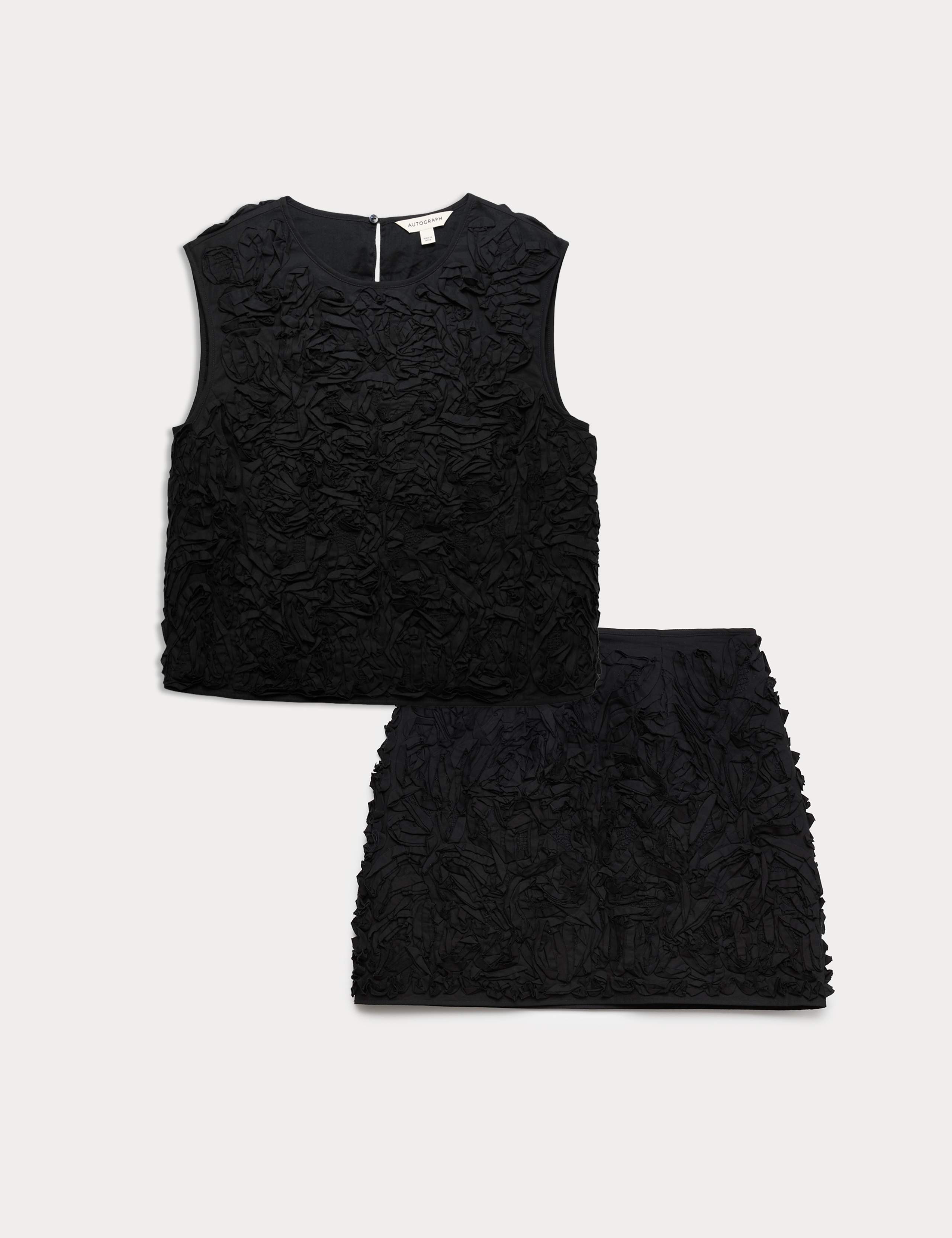 Textured Top & Skirt Set 1 of 6