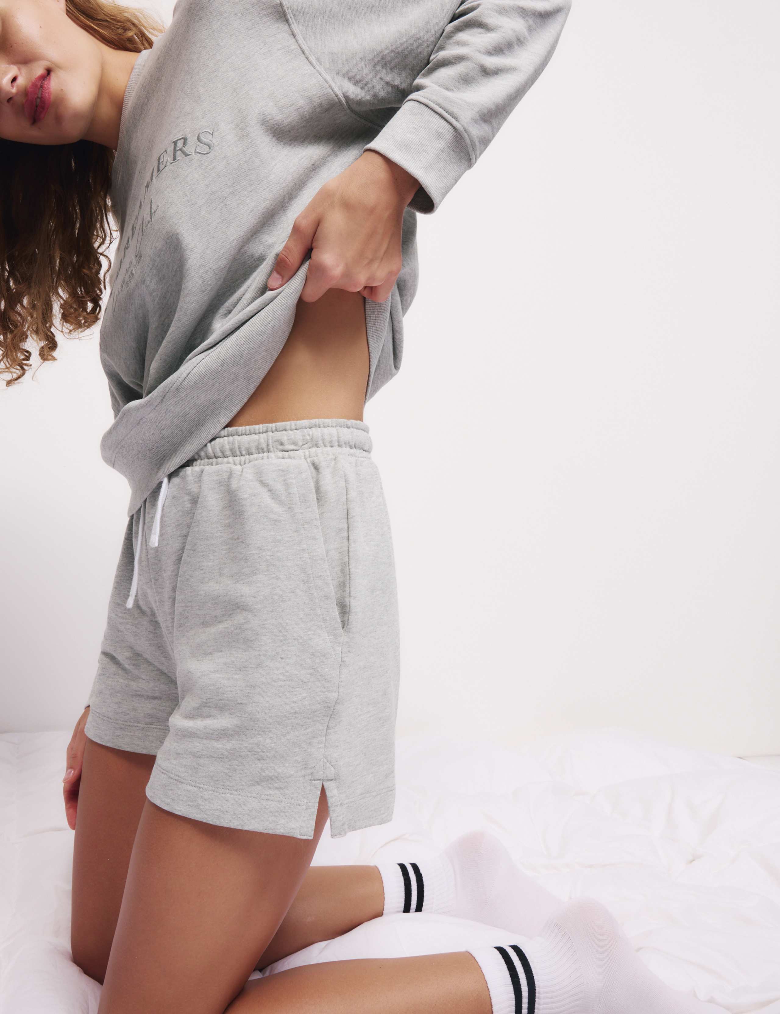Cool Comfort™ Embroidered Lounge Sweatshirt Set 6 of 6