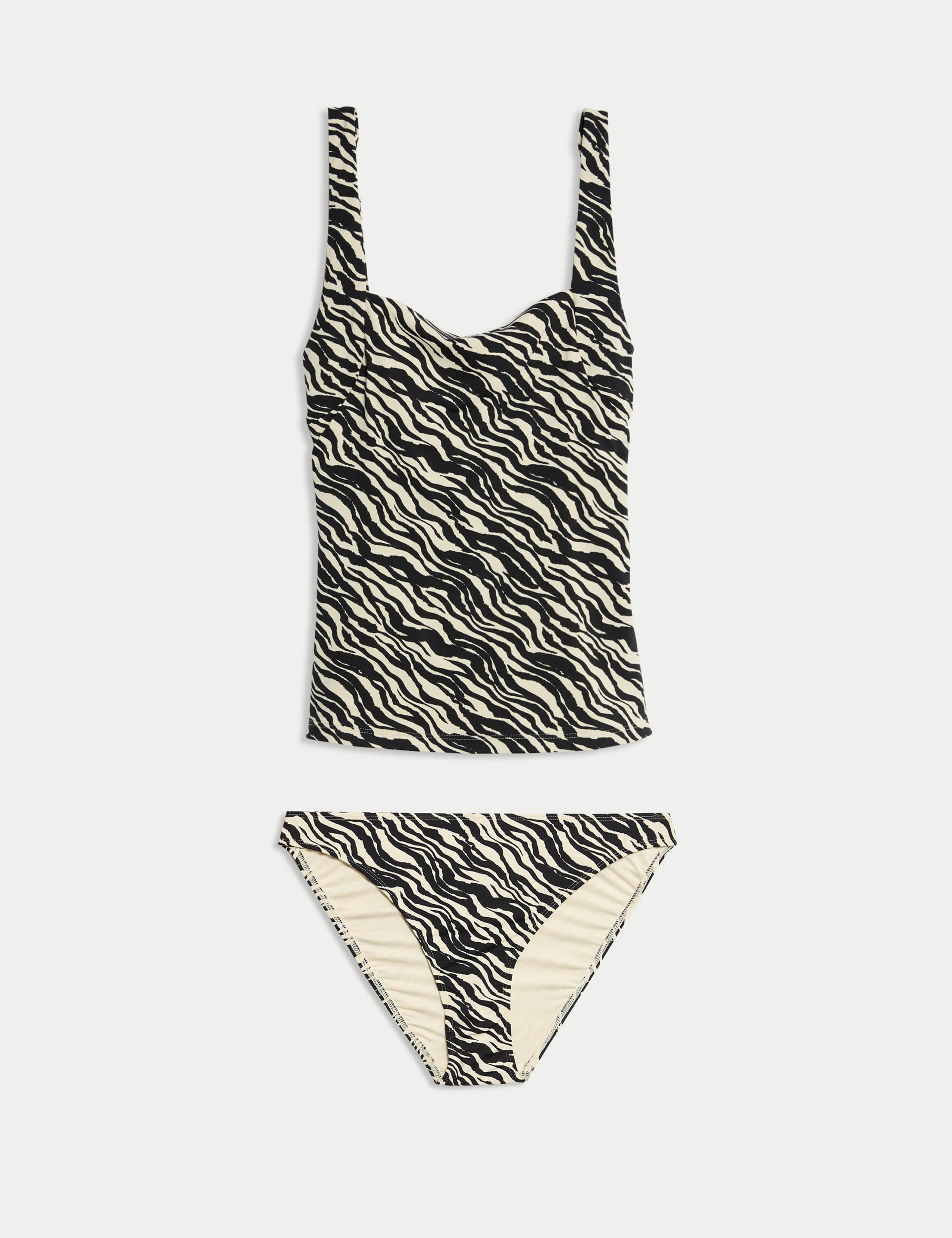 Floral Square Neck Tankini Set 1 of 6