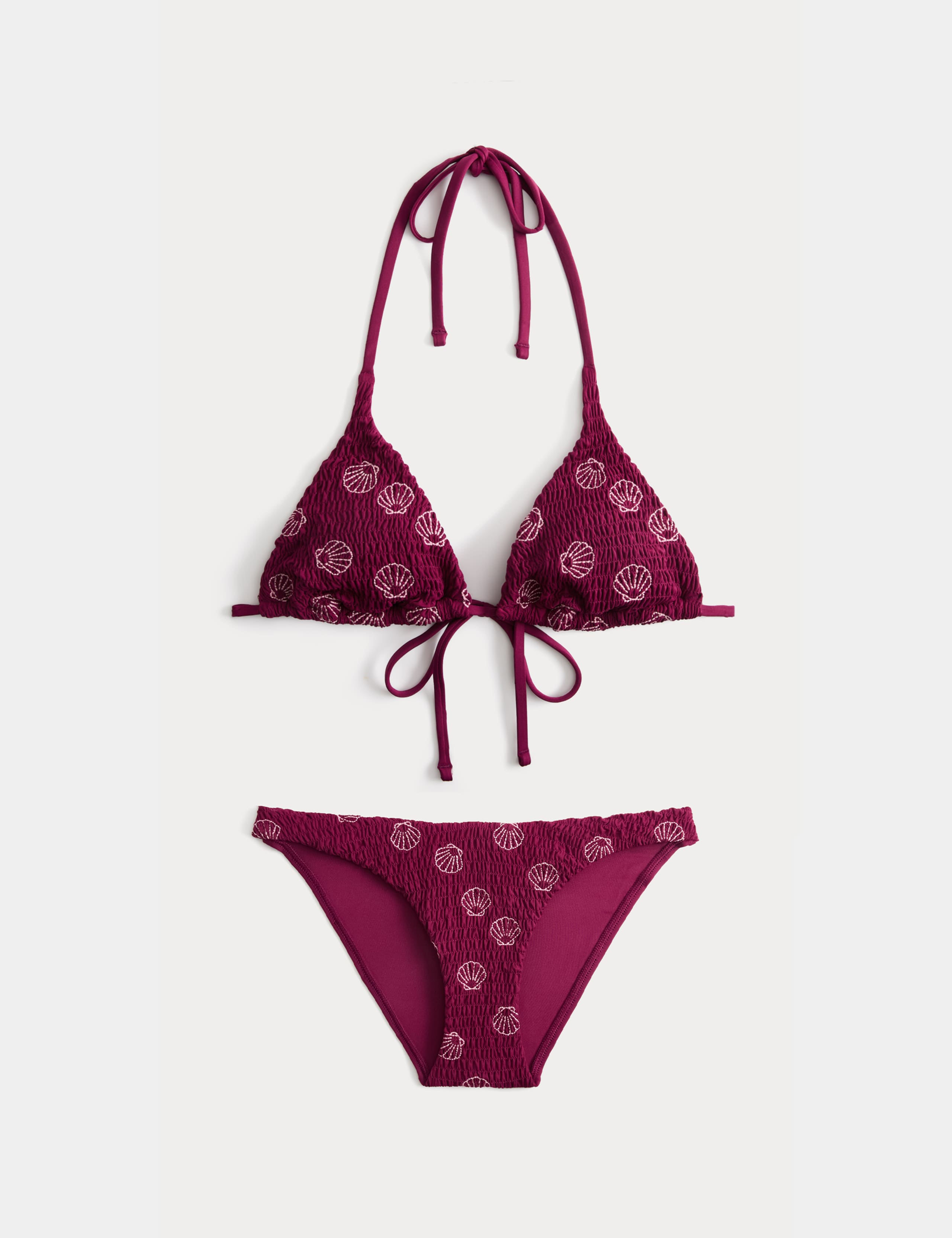 Embroidered Triangle Bikini Set 1 of 6
