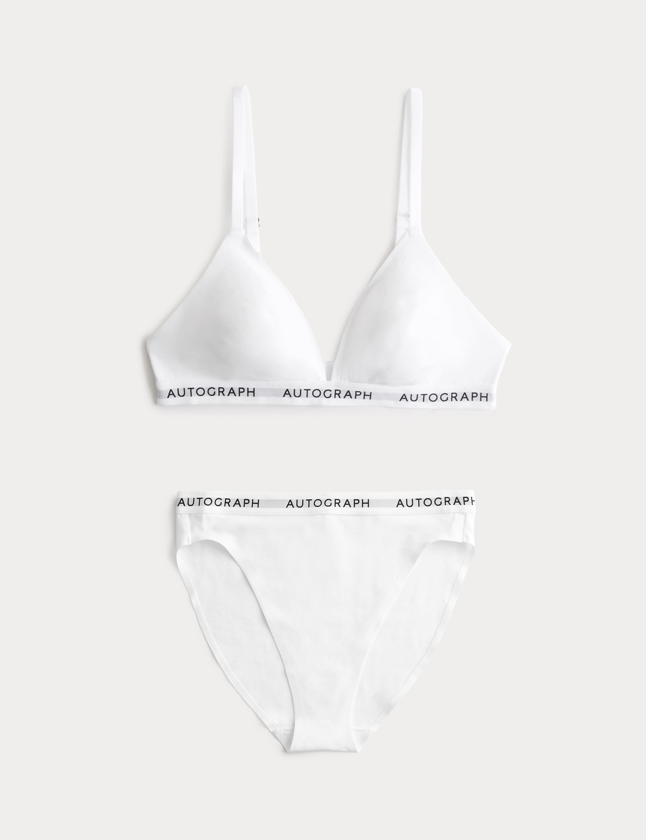 Lille Supima™ Cotton Non Wired Bralette Set A-E 1 of 6