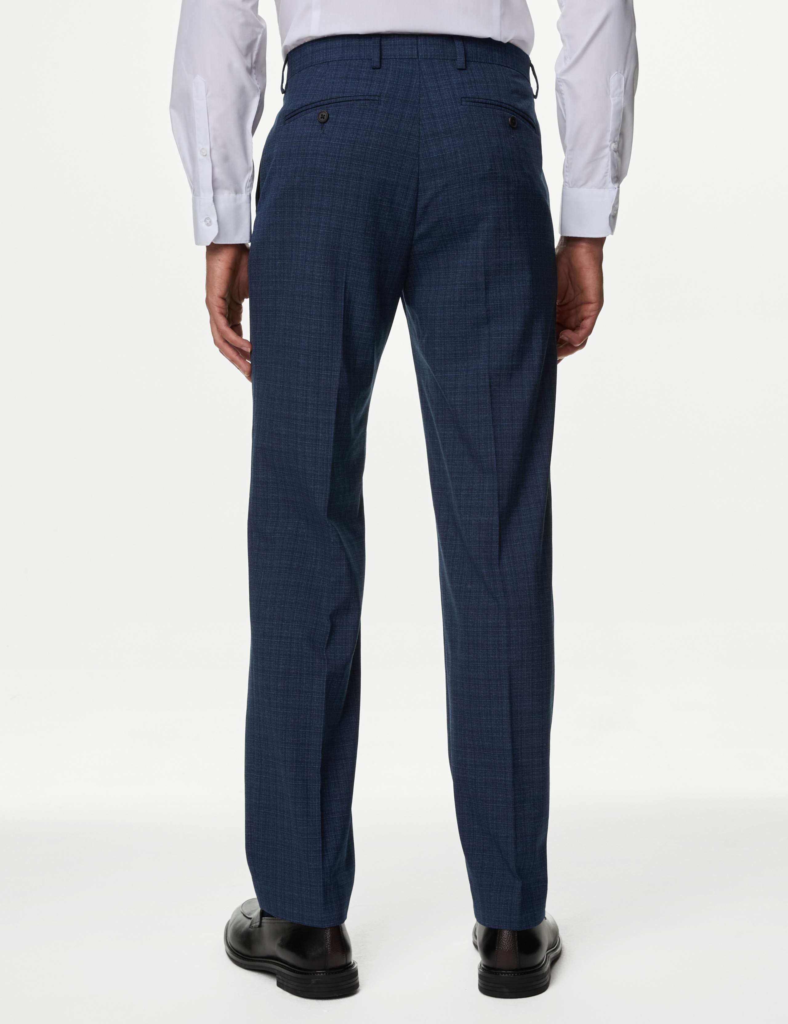 Regular Fit Check Stretch Suit 5 of 6