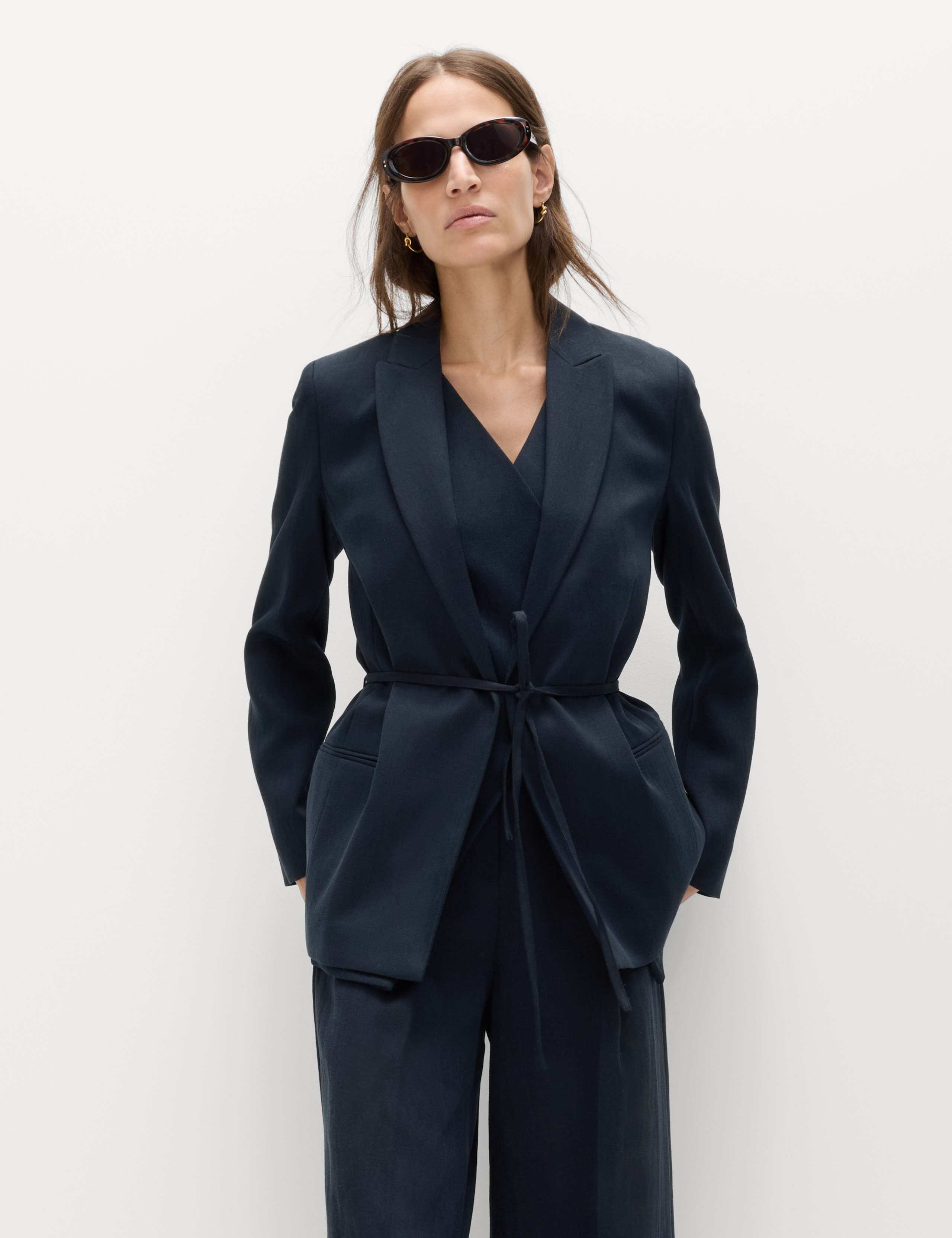 Linen Blazer & Trouser Set