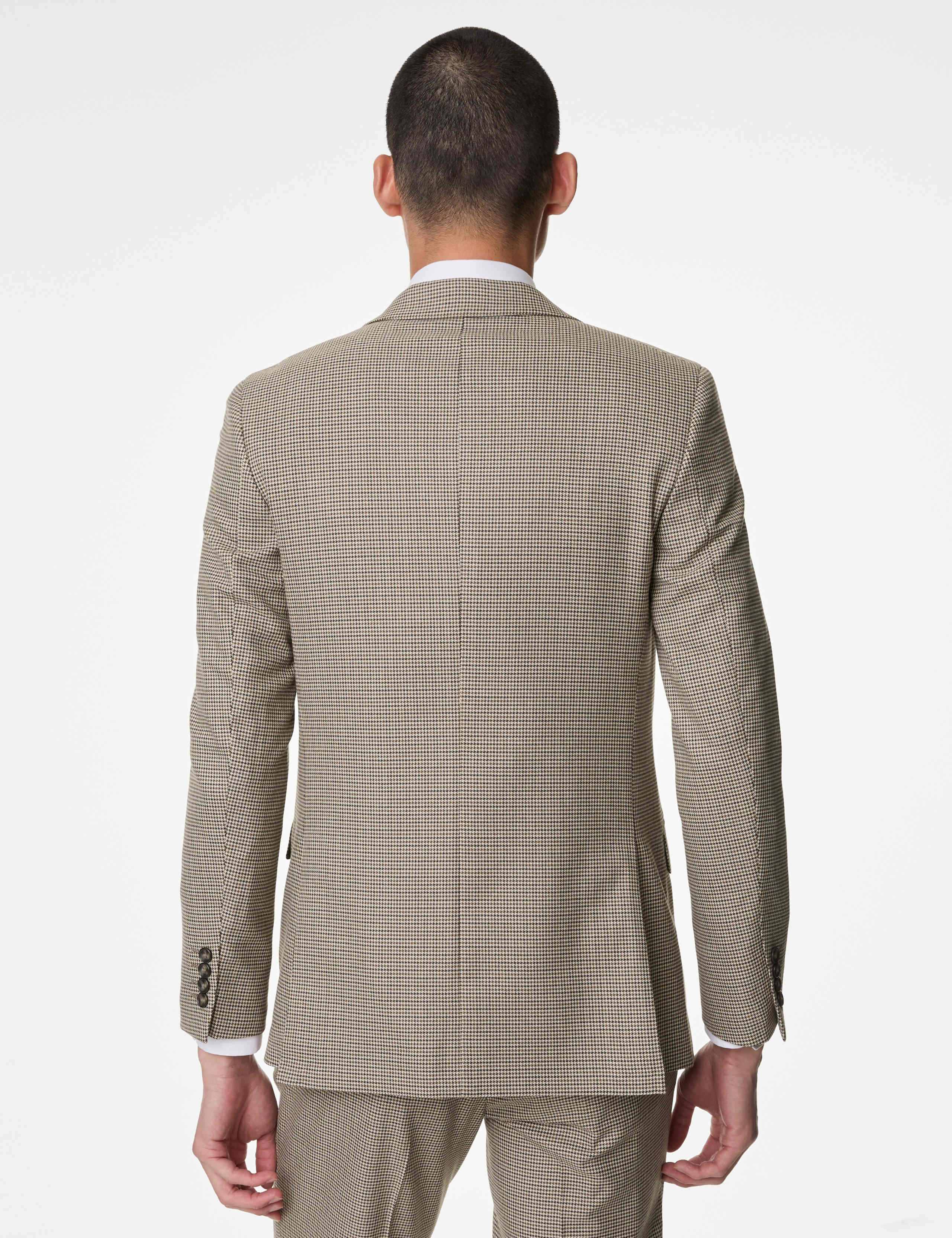 Slim Fit Puppytooth Stretch Suit 2 of 5
