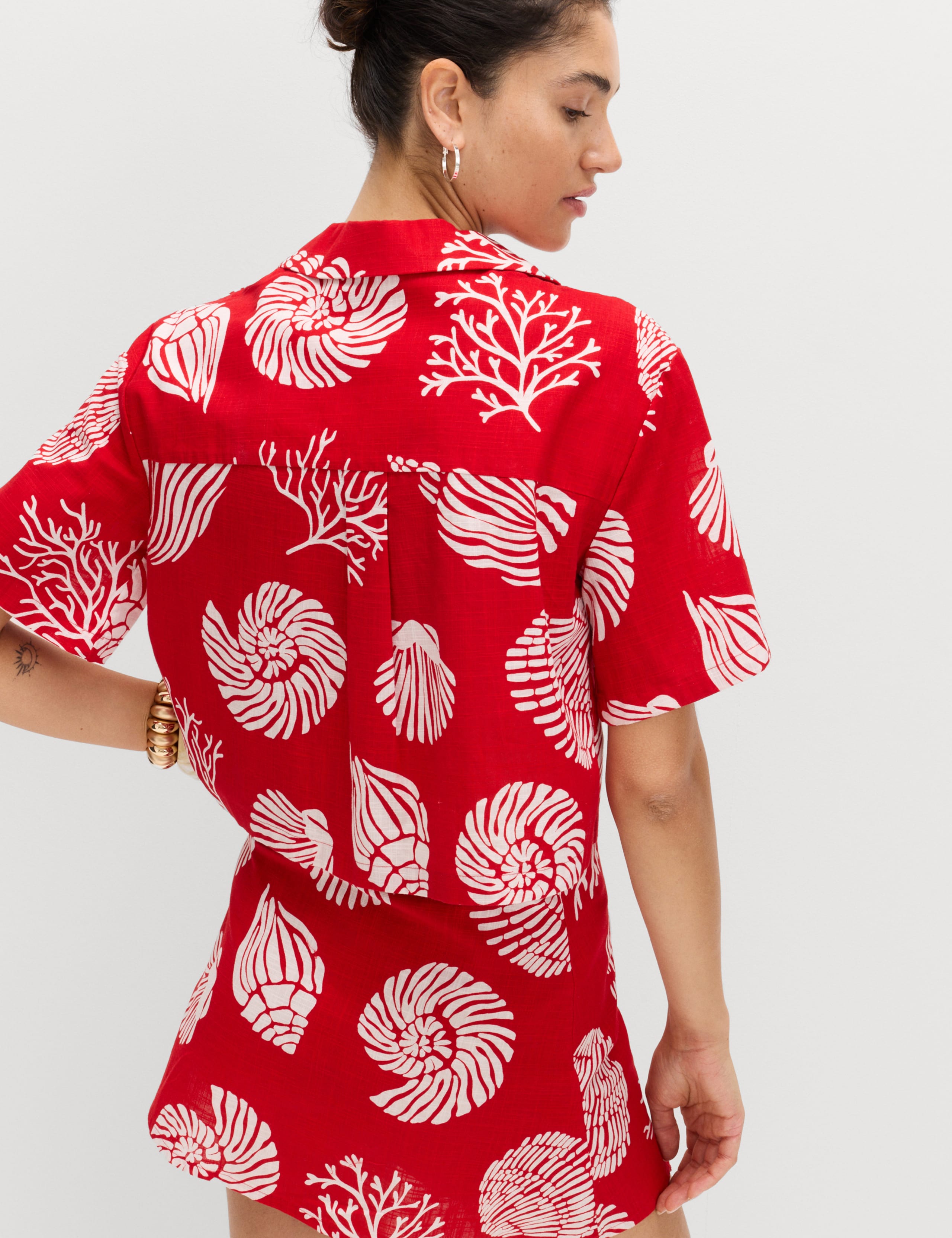 Printed Shirt & Skirt Set 4 of 6