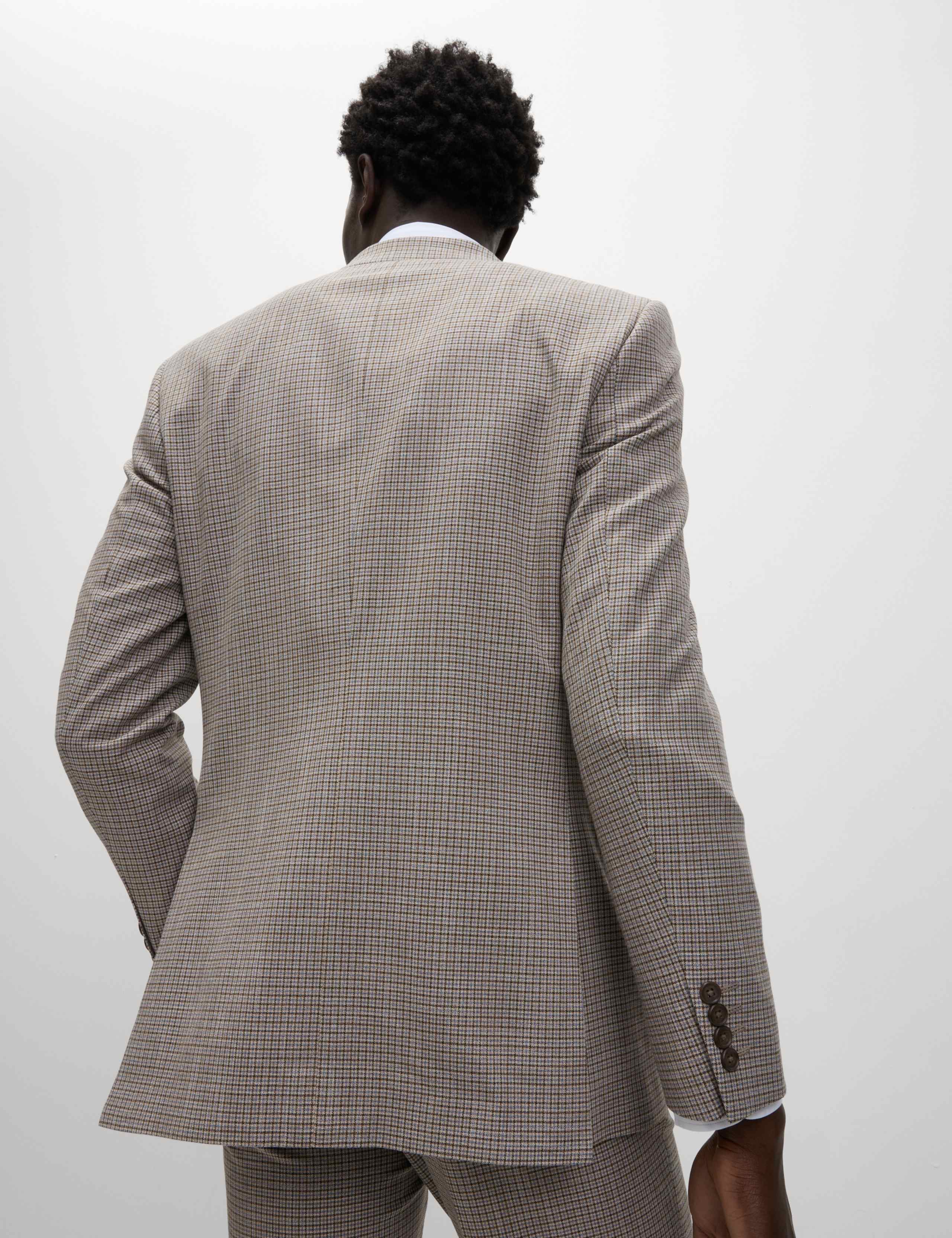 Tailored Fit Grid Check Suit 4 of 6