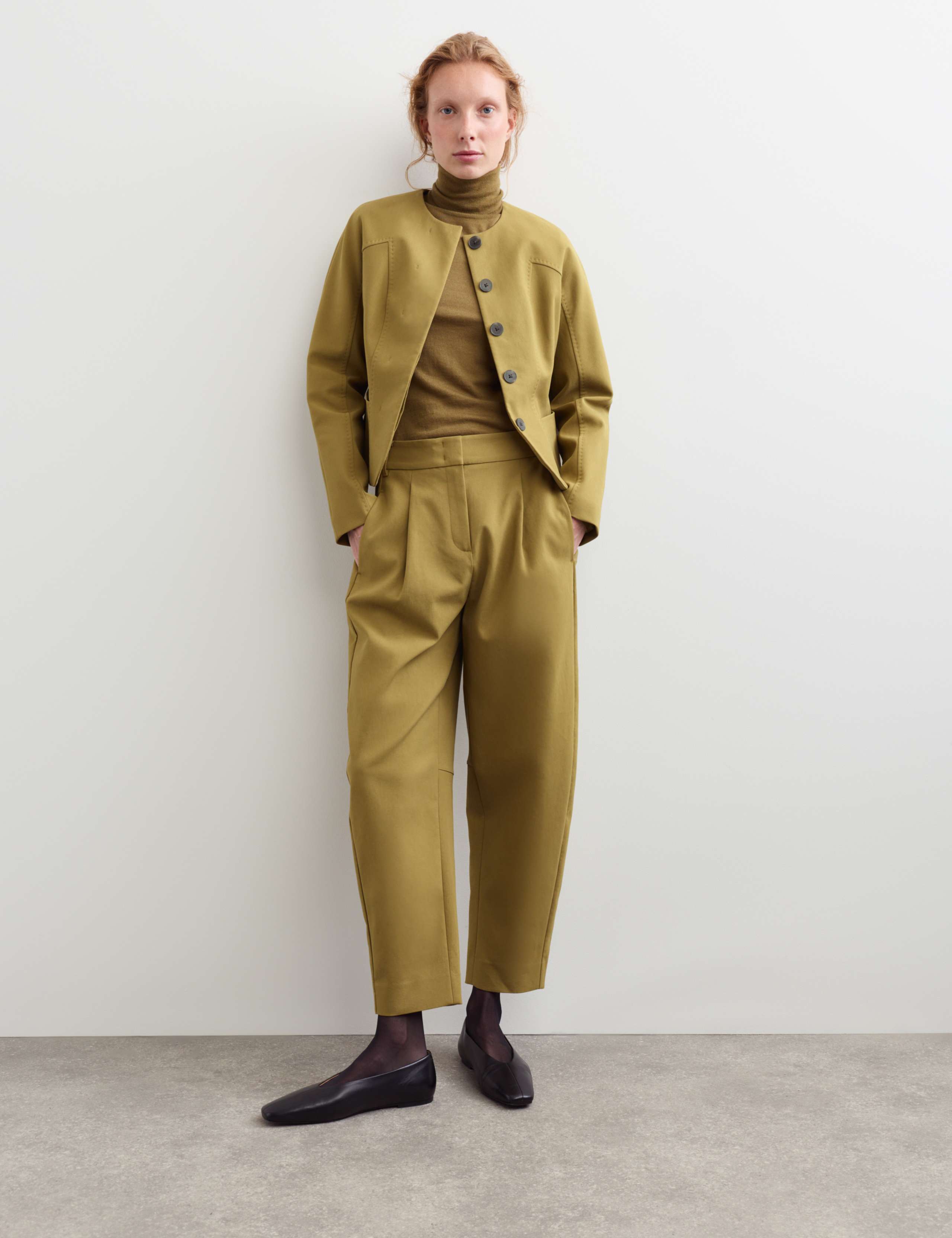 Cotton Jacket & Trouser Set