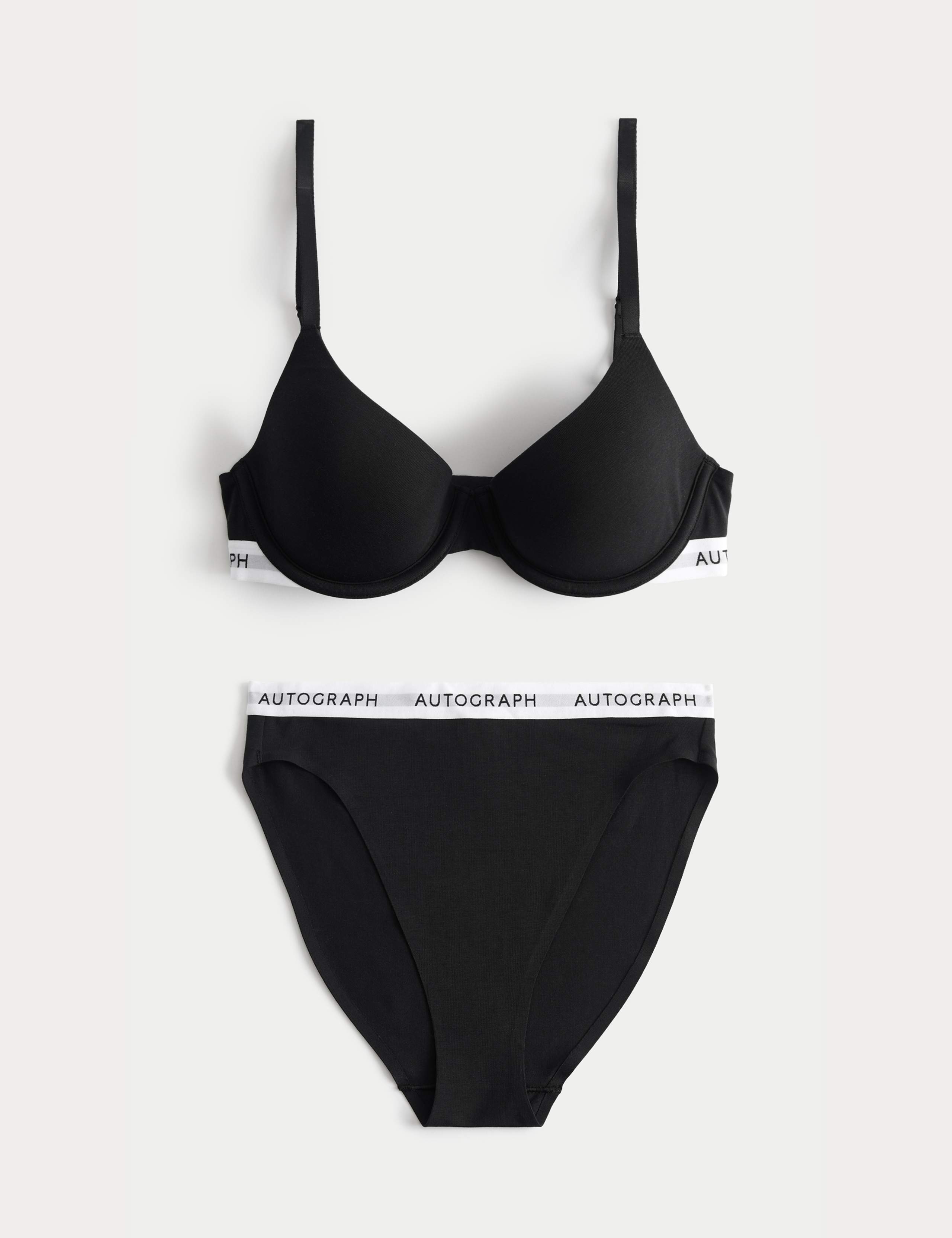 Lille Supima™ Cotton Wired Demi Cup Bra Set A-E 1 of 6