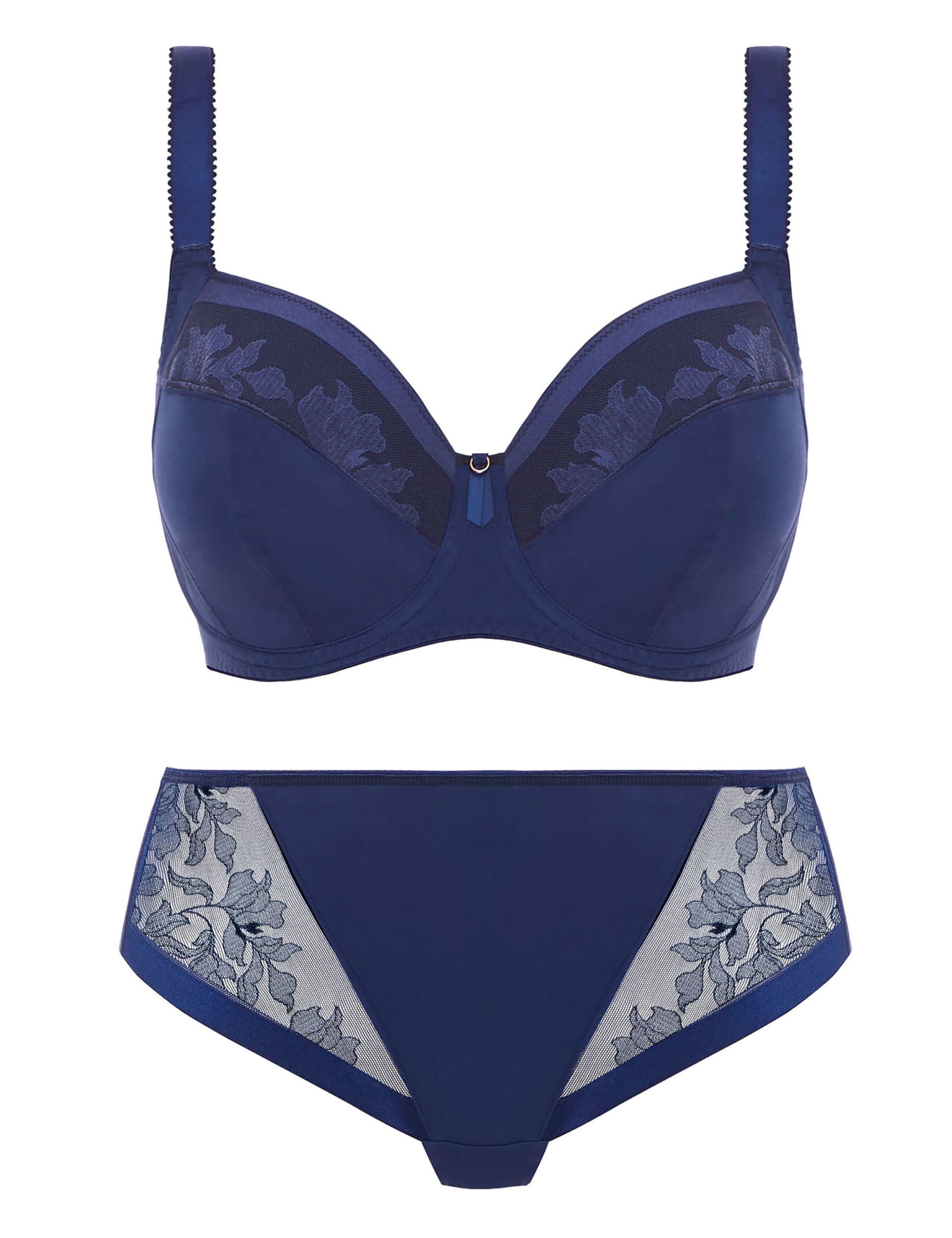 Illusion Underwired Side Support Bra Set D-J 1 of 6