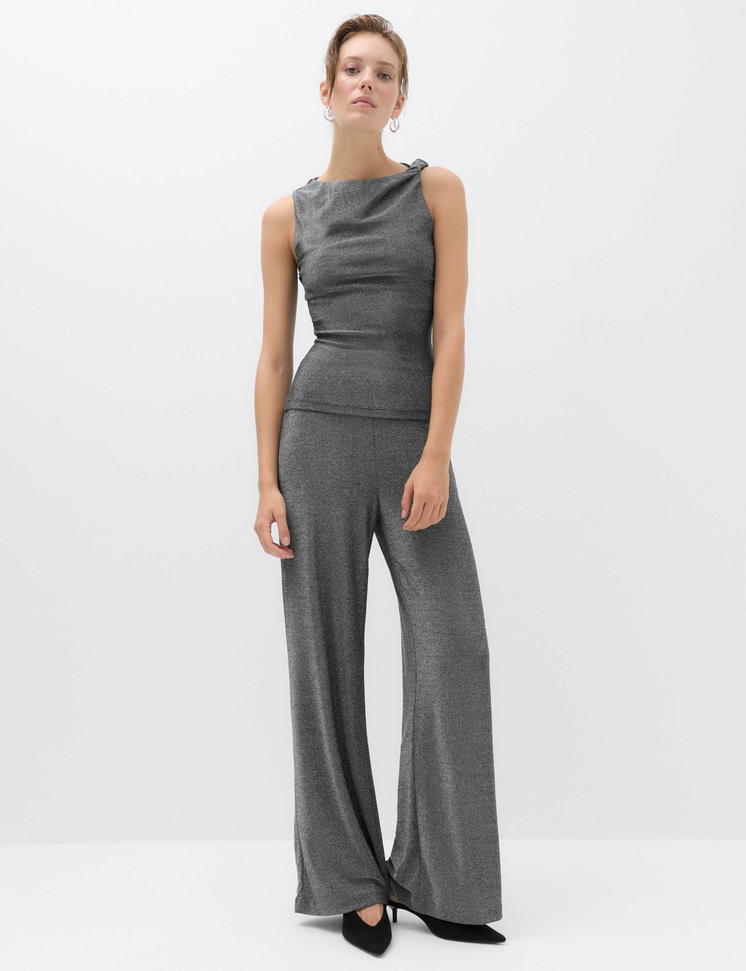 Shoulder Vest & Trouser Set