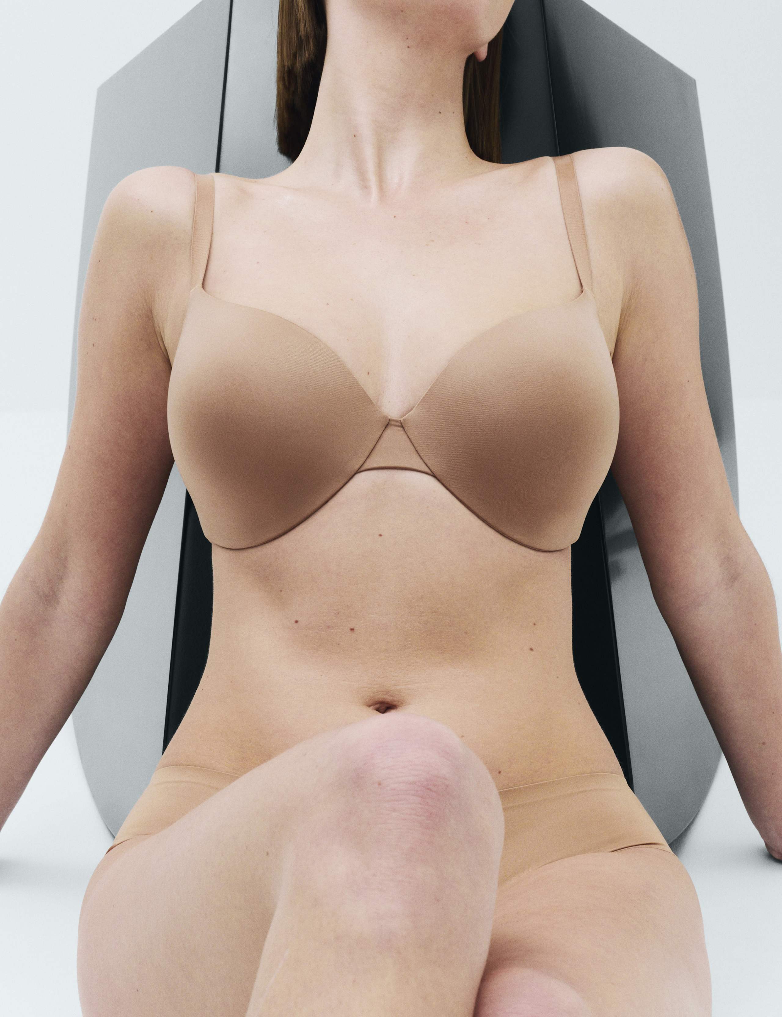 Body Invisibles™ Padded Wired Demi Cup Bra Set F+ 2 of 6