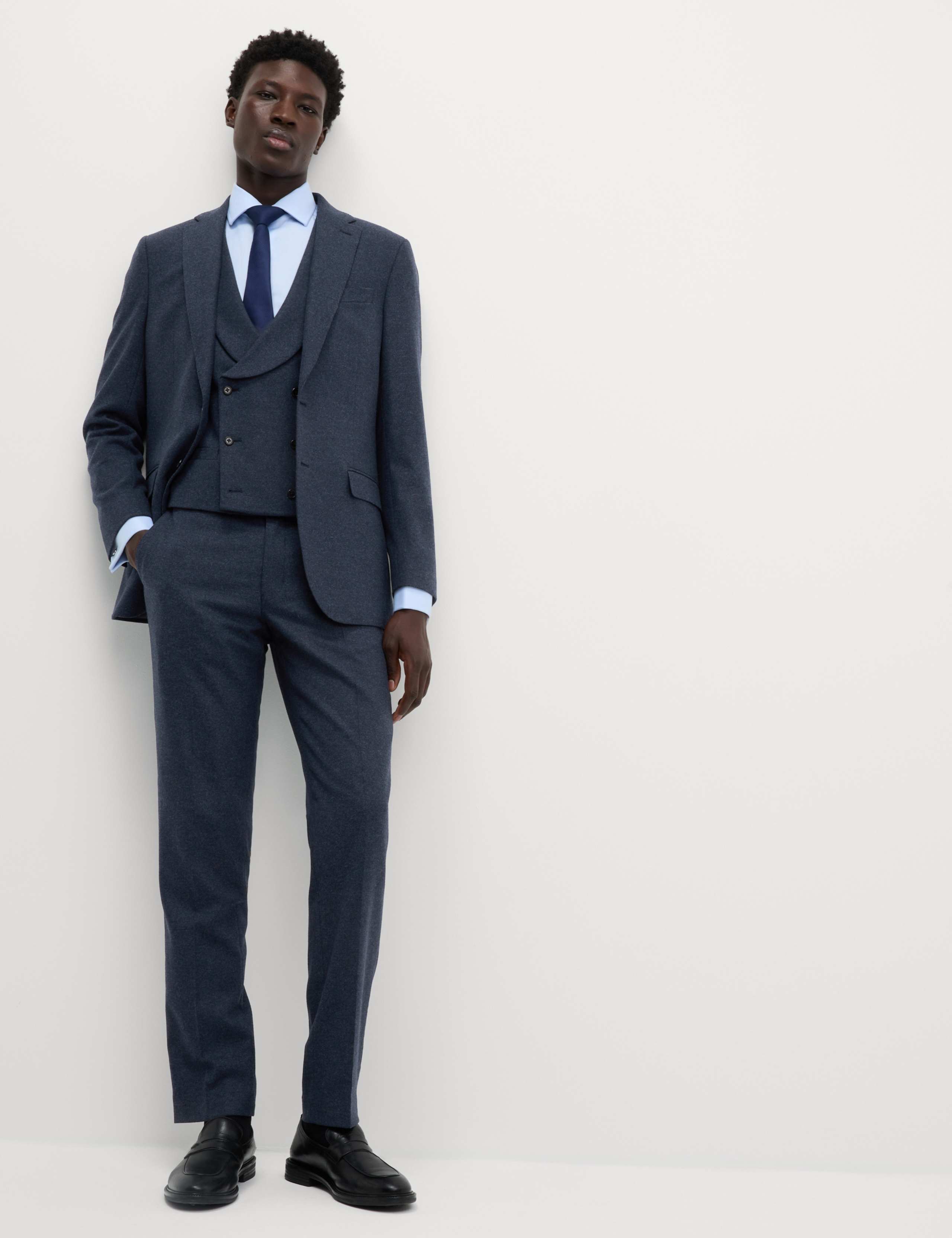 Tailored Fit Wool Rich Tweed Suit 1 of 6