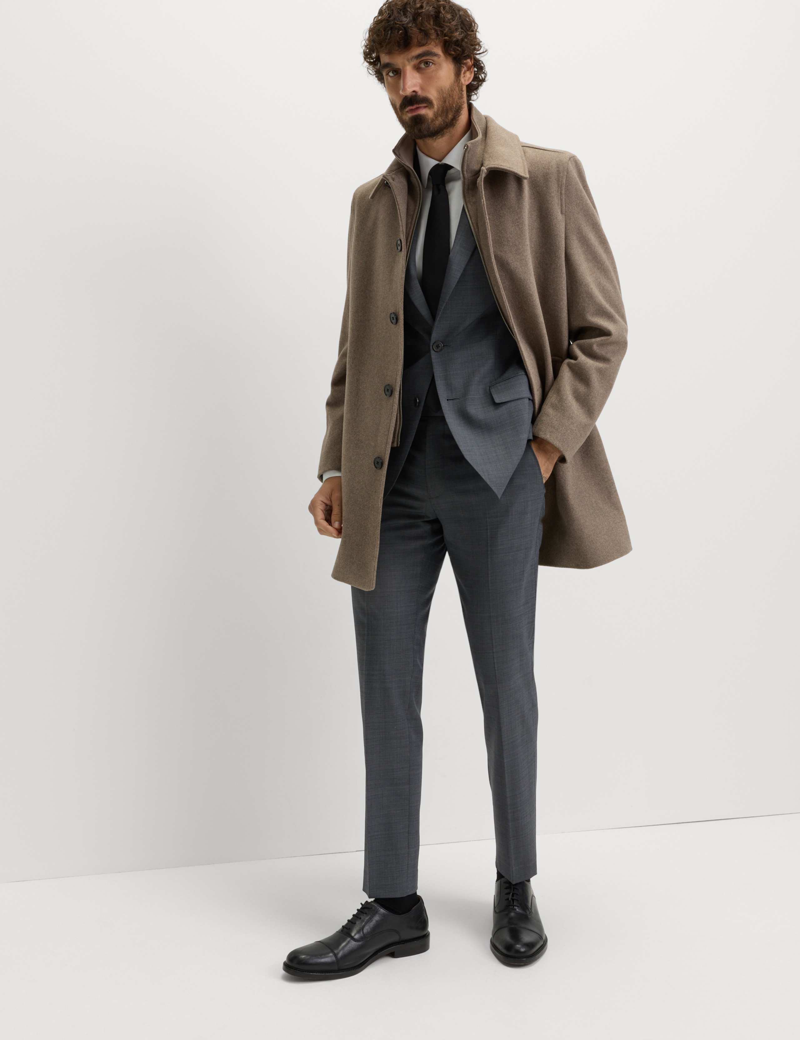 Slim Fit Wool Blend Suit 4 of 6