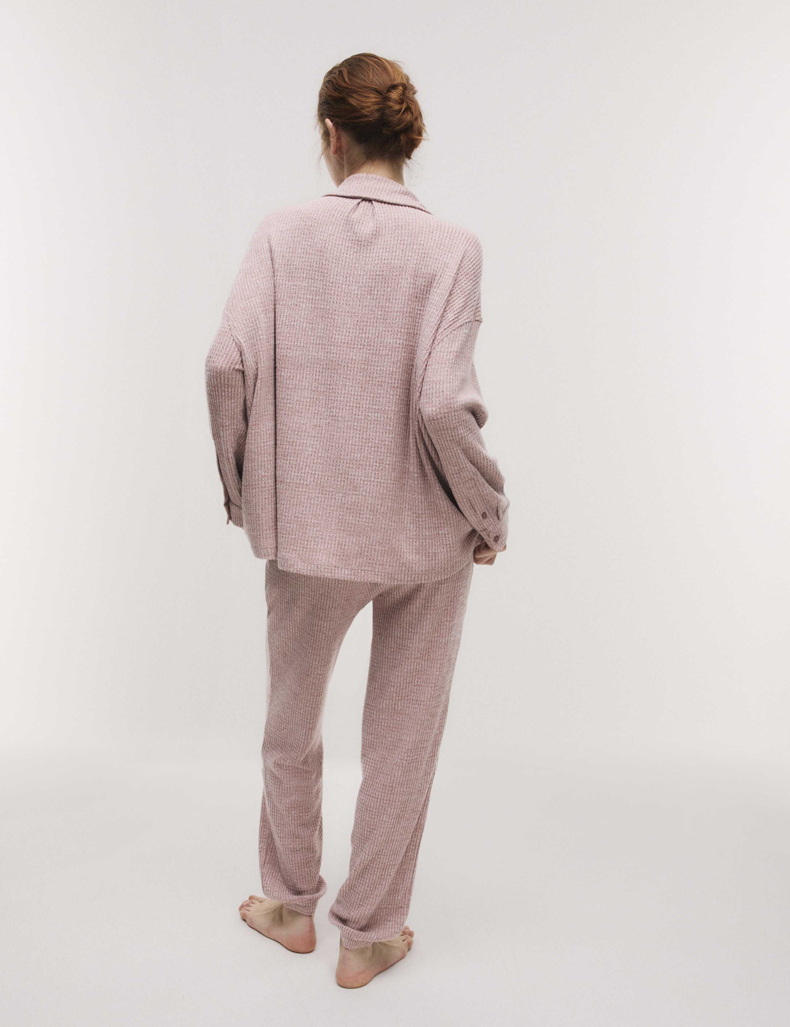 Cosy Waffle Shacket Set 4 of 6