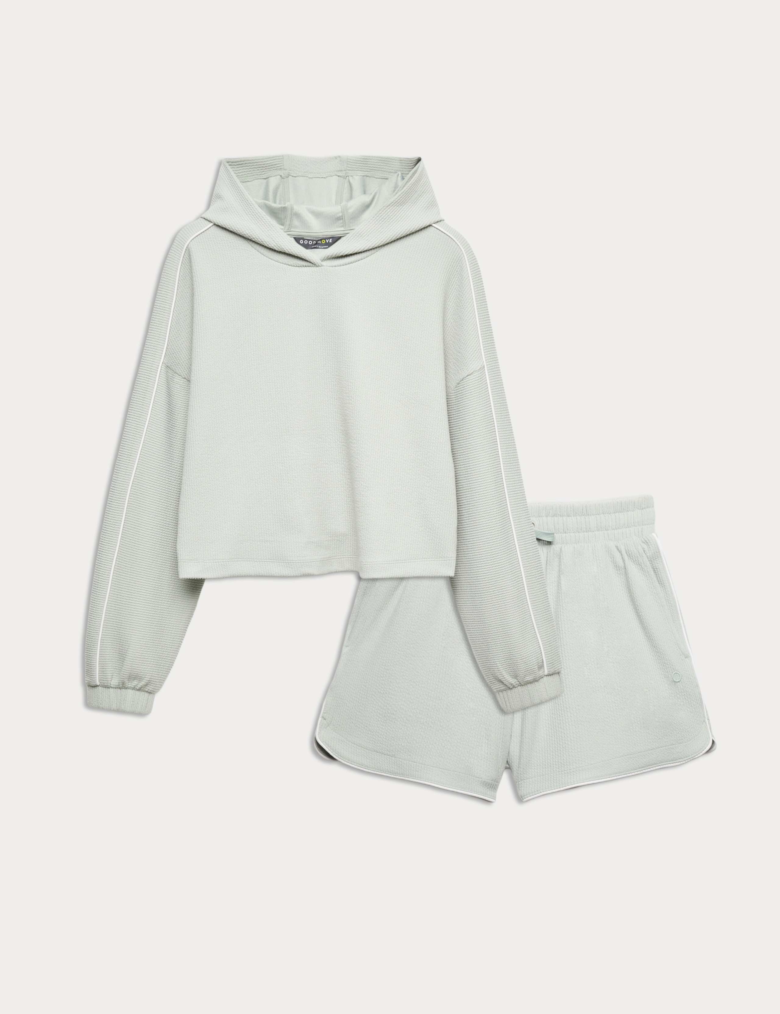 Hoodie & Short Set 1 of 6