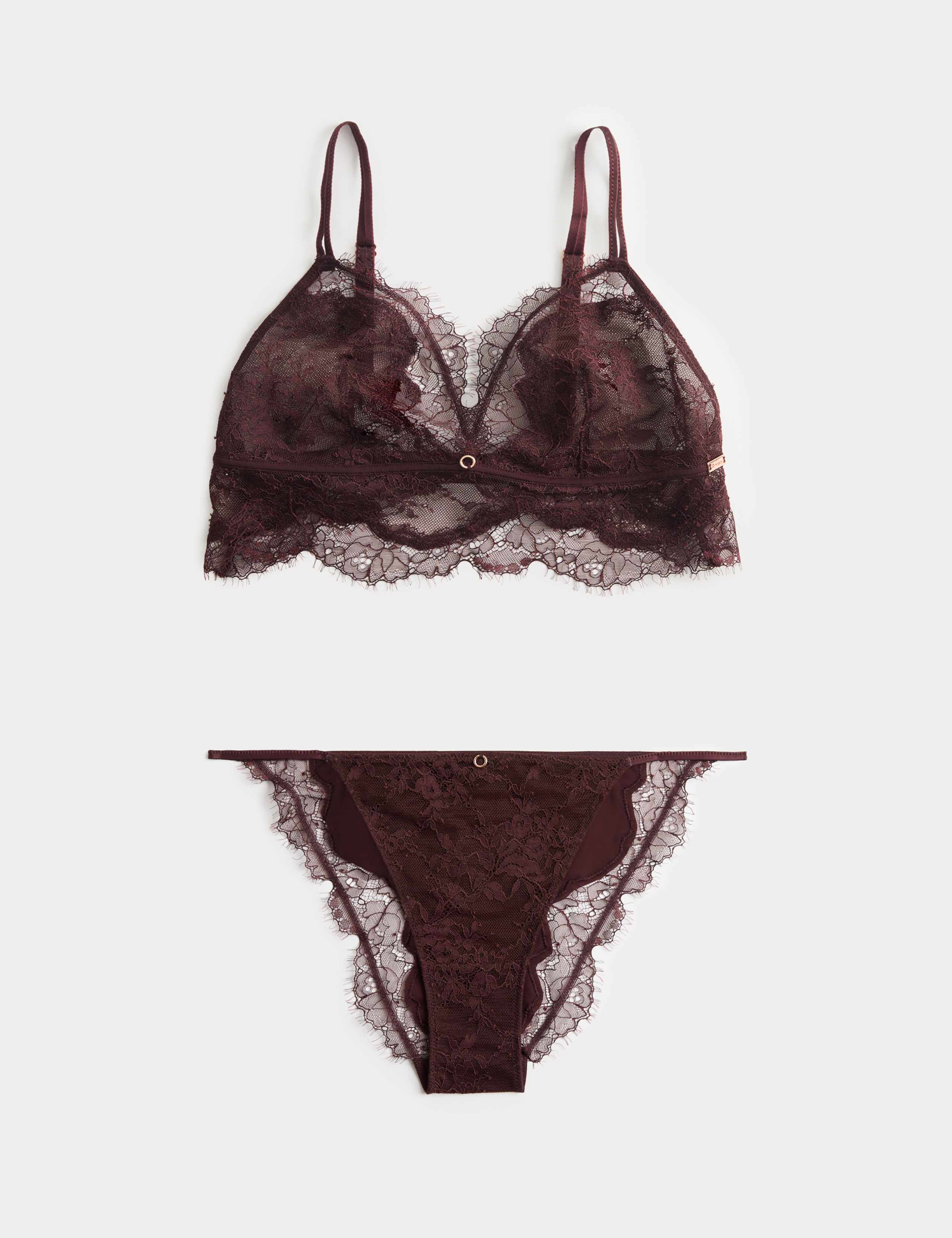 Nolana Lace Non Wired Bralette Set A-E 1 of 6