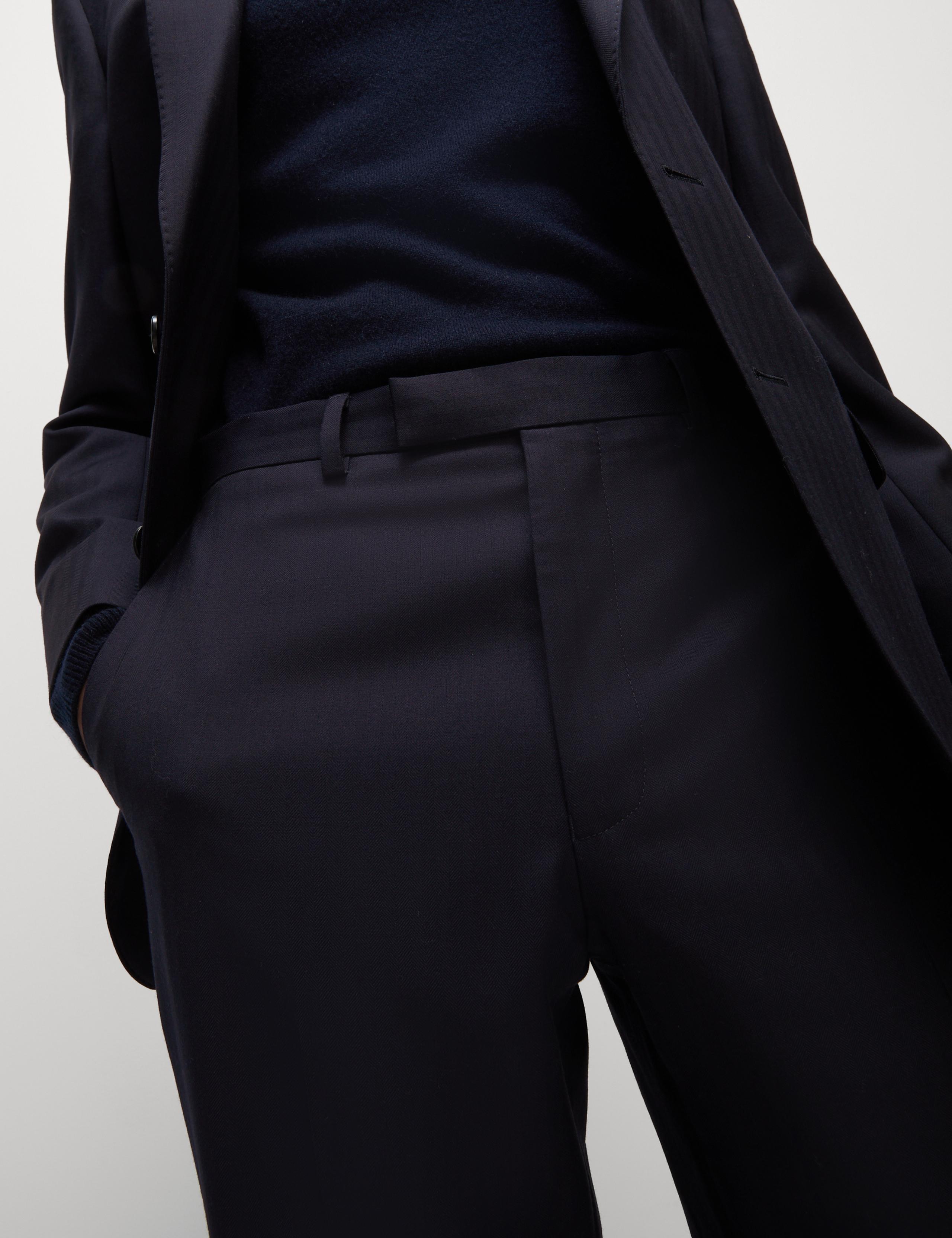 Regular Fit Herringbone Pure Wool Suit 5 of 6