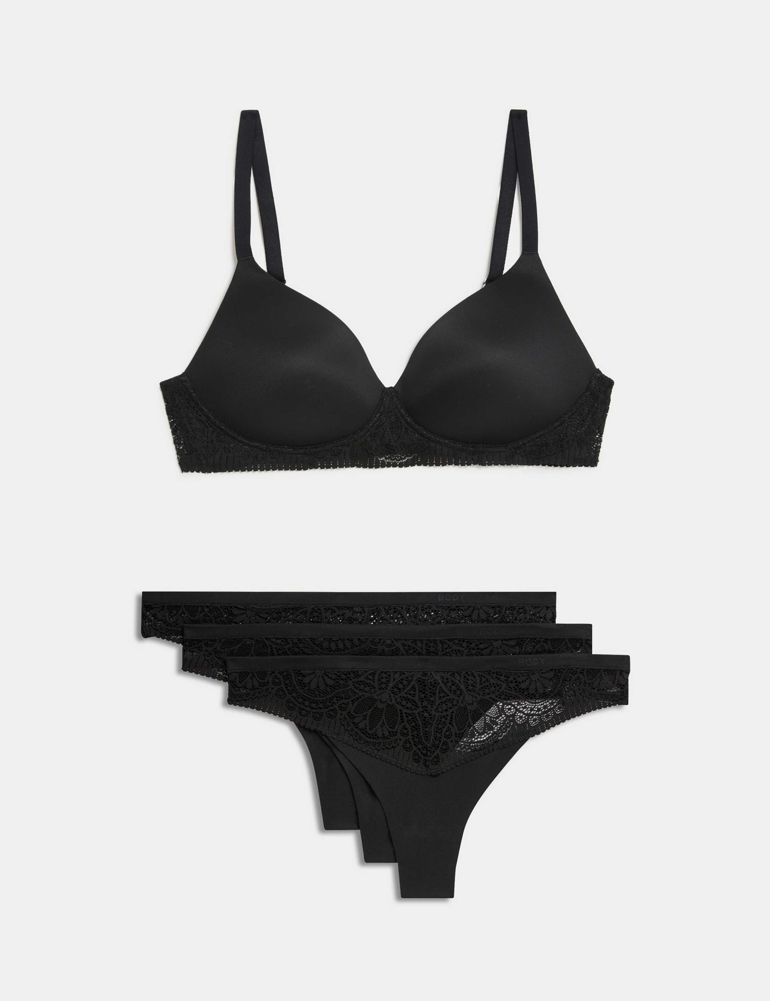Body Soft™ Non Wired Full Cup Bra Set A-E 1 of 6