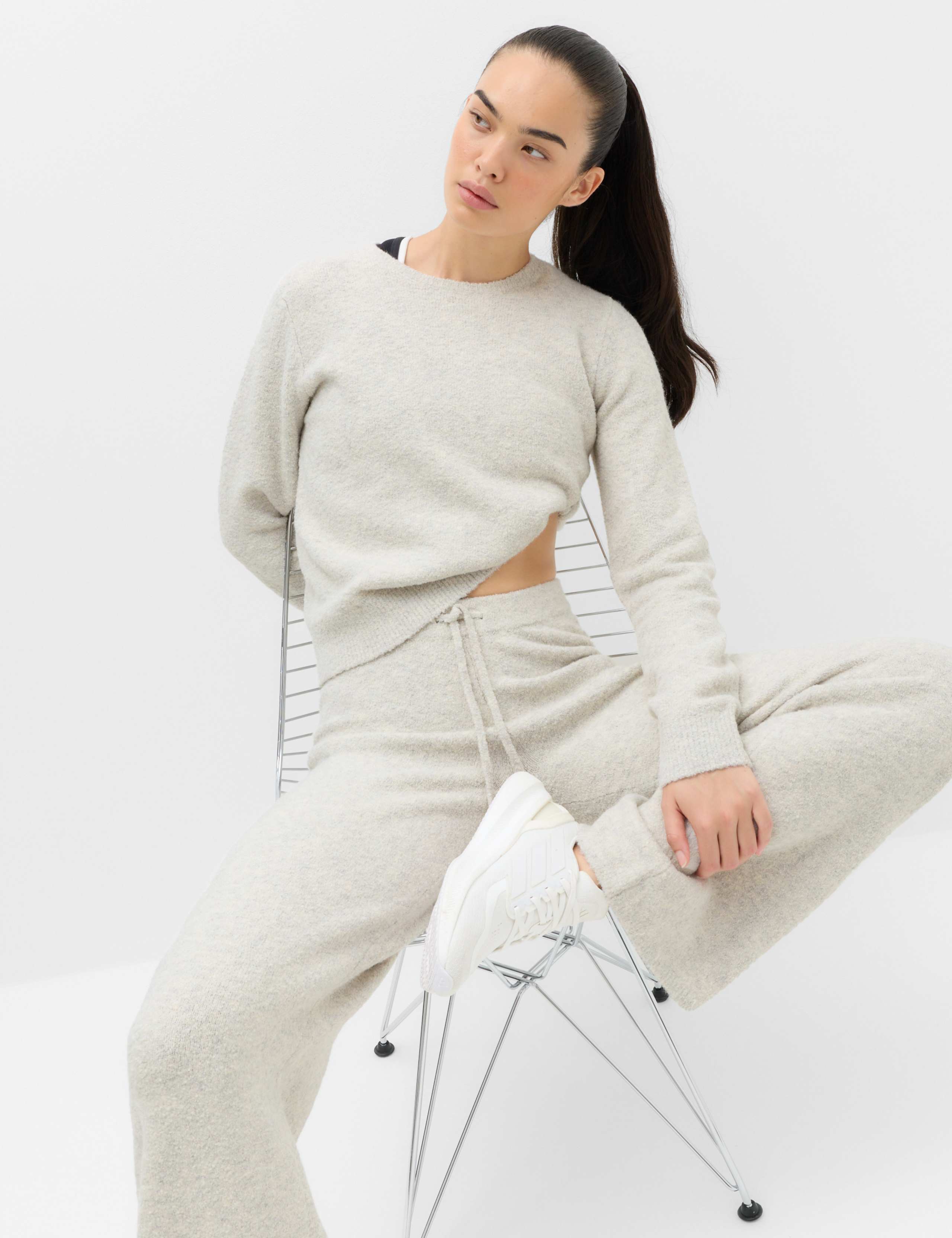 Soft Boucle Jumper & Jogger Set