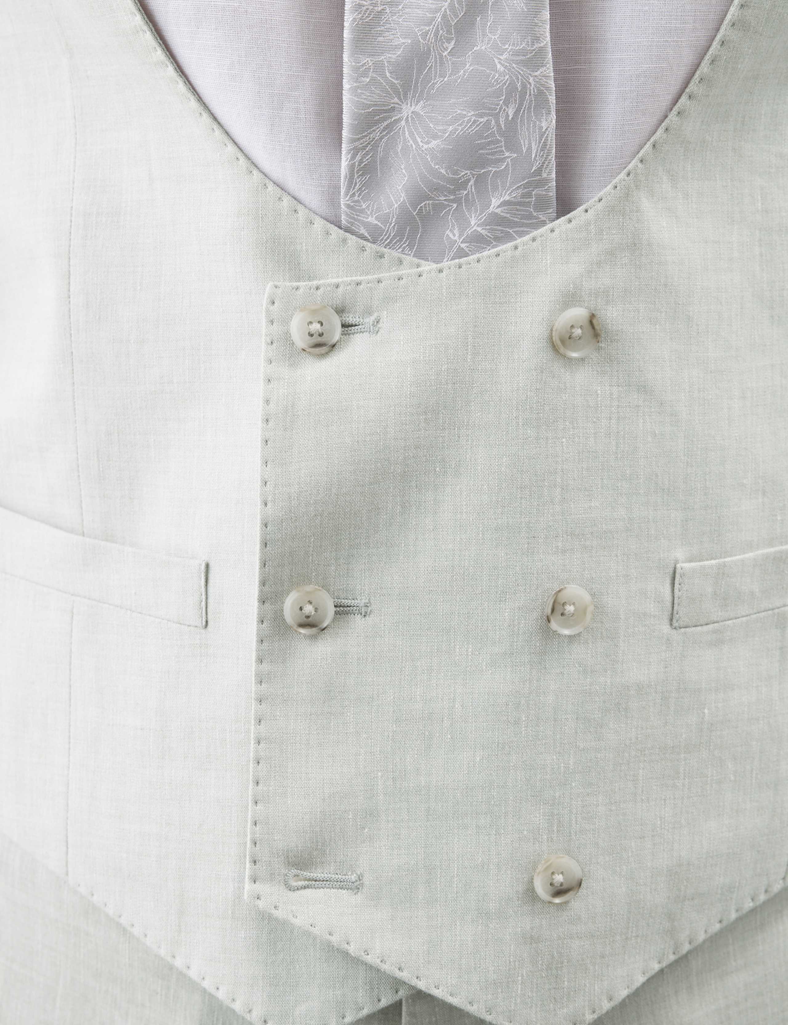 Tailored Fit Italian Performance Linen Blend Suit 6 of 6