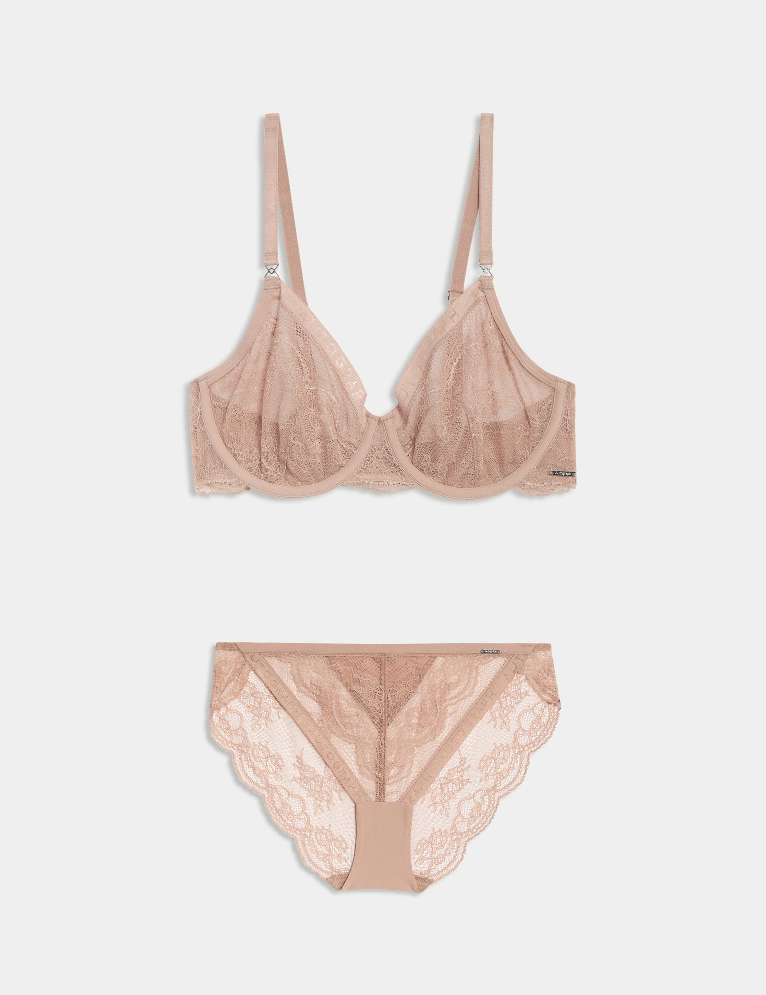 Murcia Lace Wired Full Cup Bra Set A-E 1 of 6
