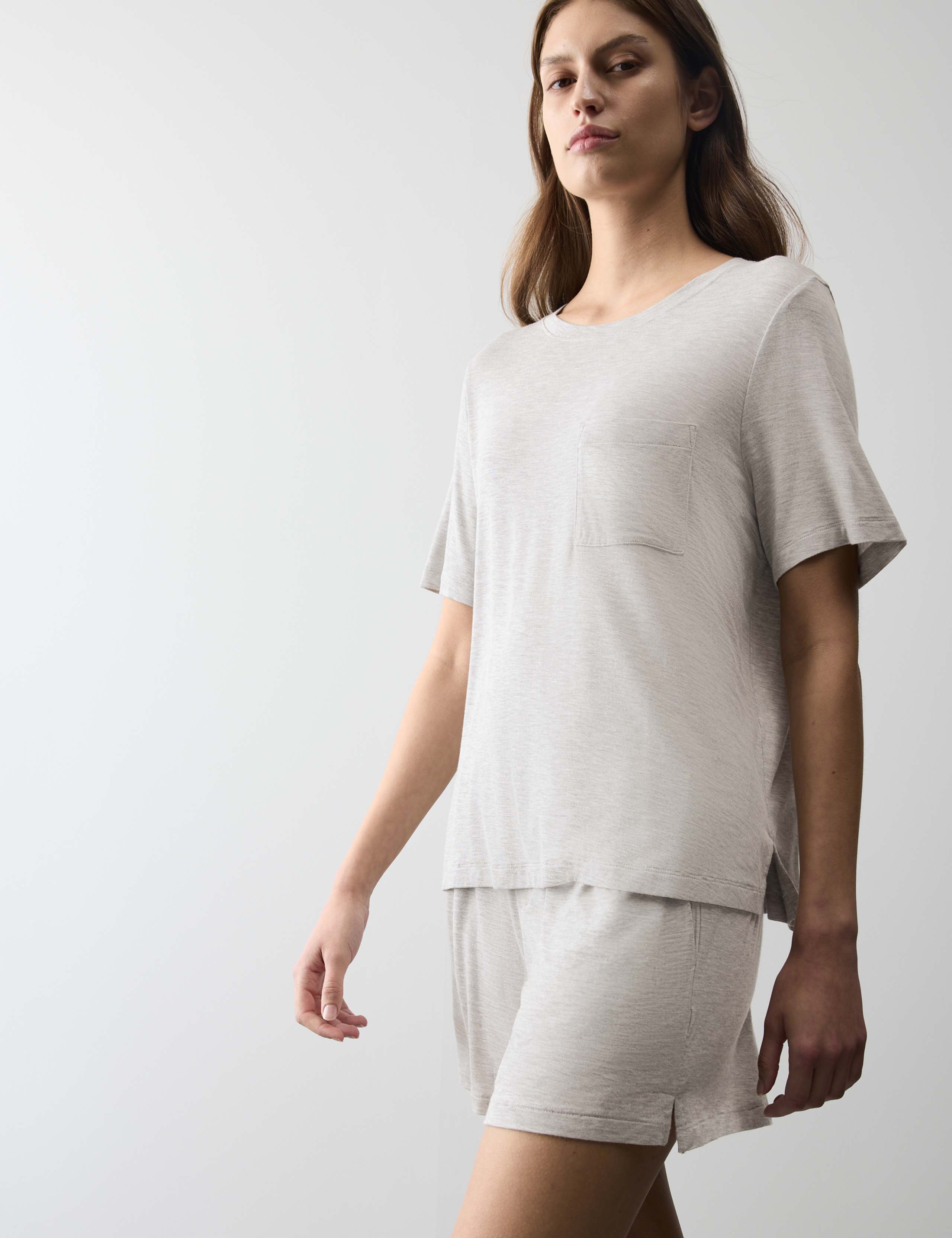 Pocket Detail Pyjama Set