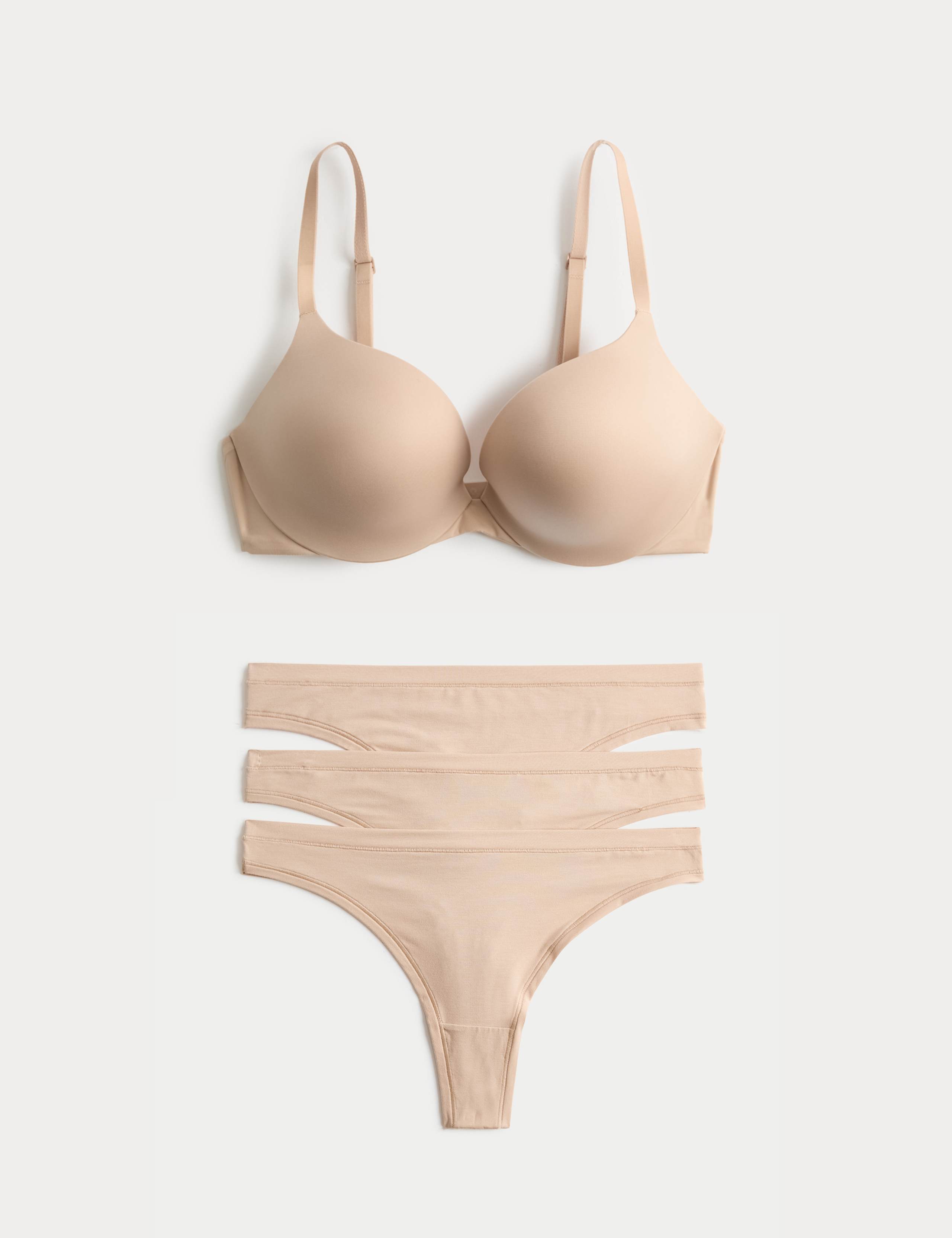 Body Invisibles Double Boost Push Up Bra Set A-D 1 of 6