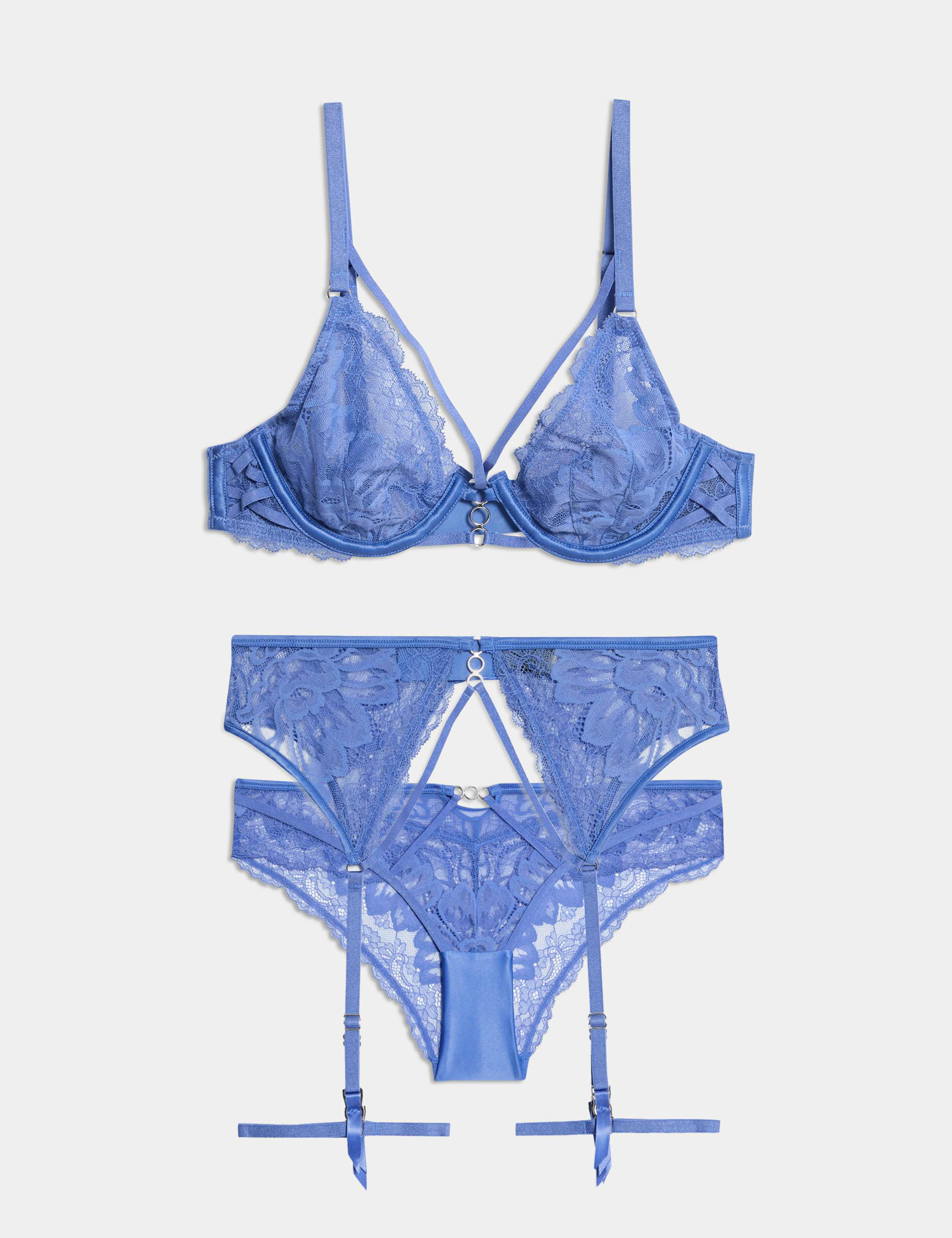 Lindy Lace Suspenders Set 1 of 6