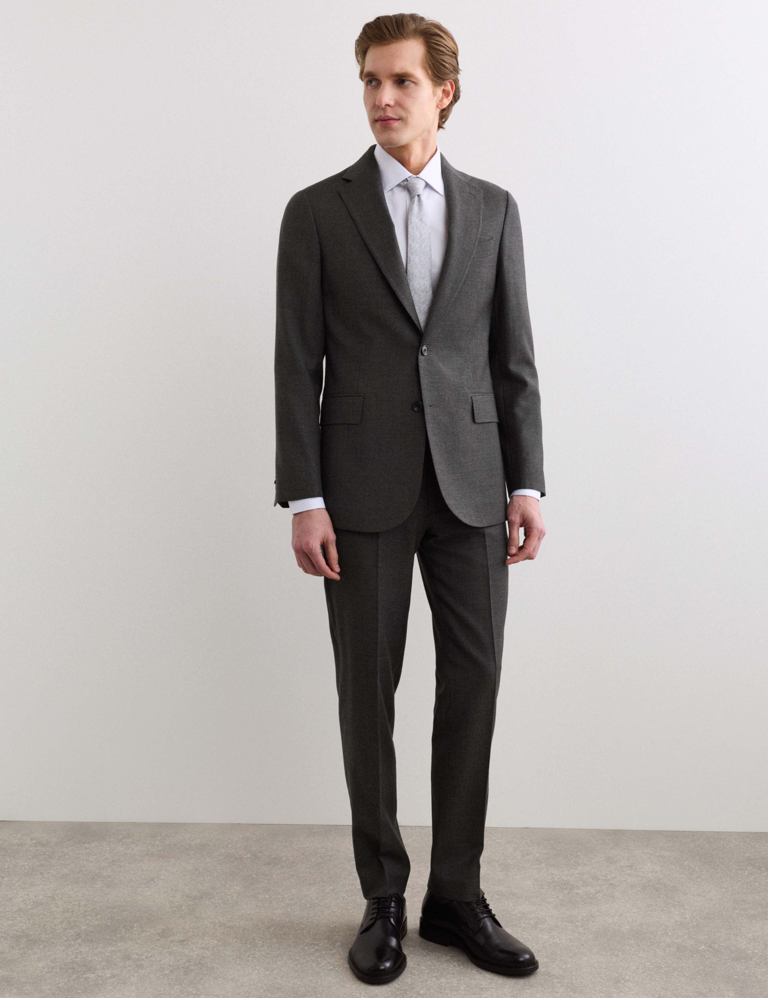 2 Piece Tailored Fit Pure Wool Suit