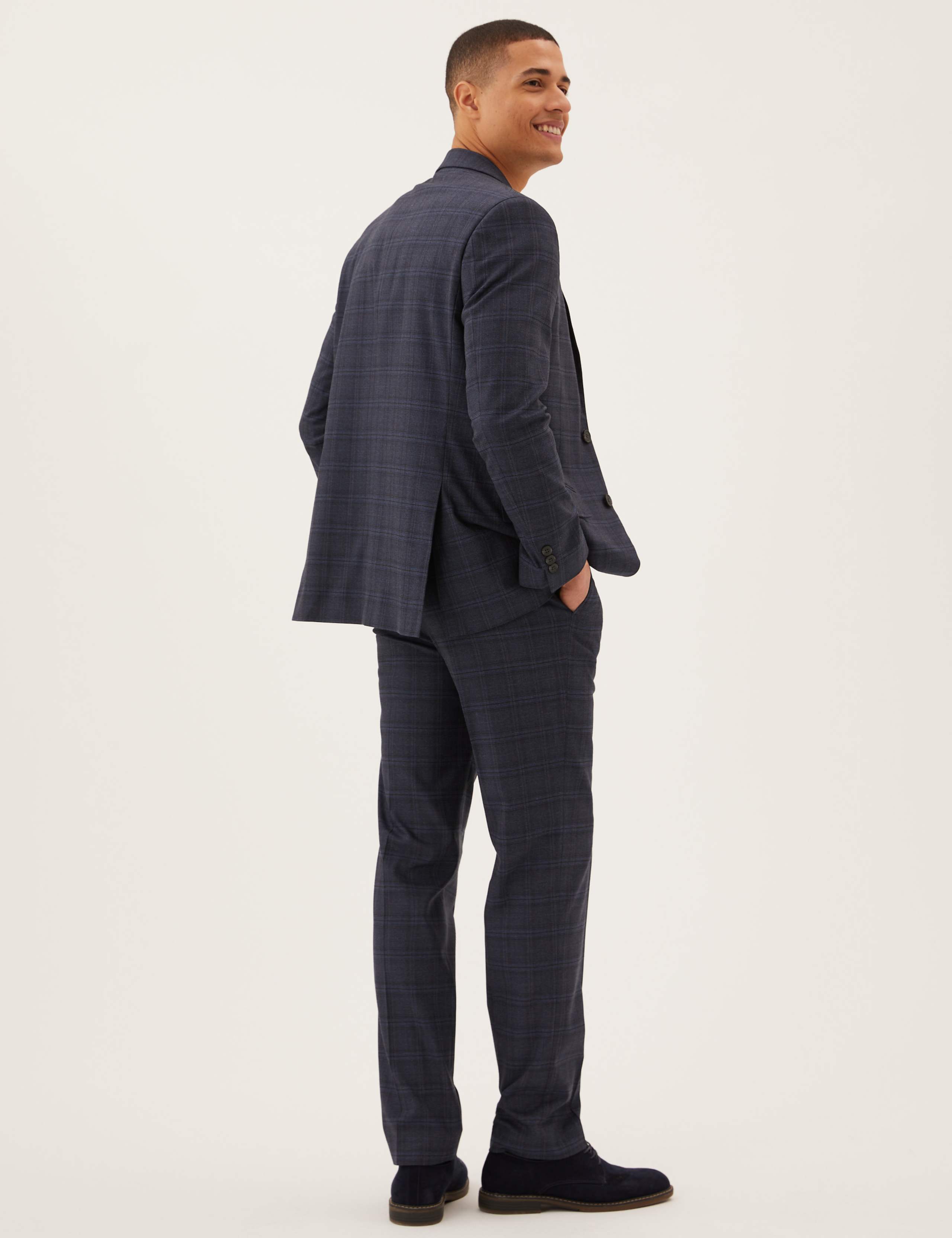 Regular Fit Check Suit 2 of 7
