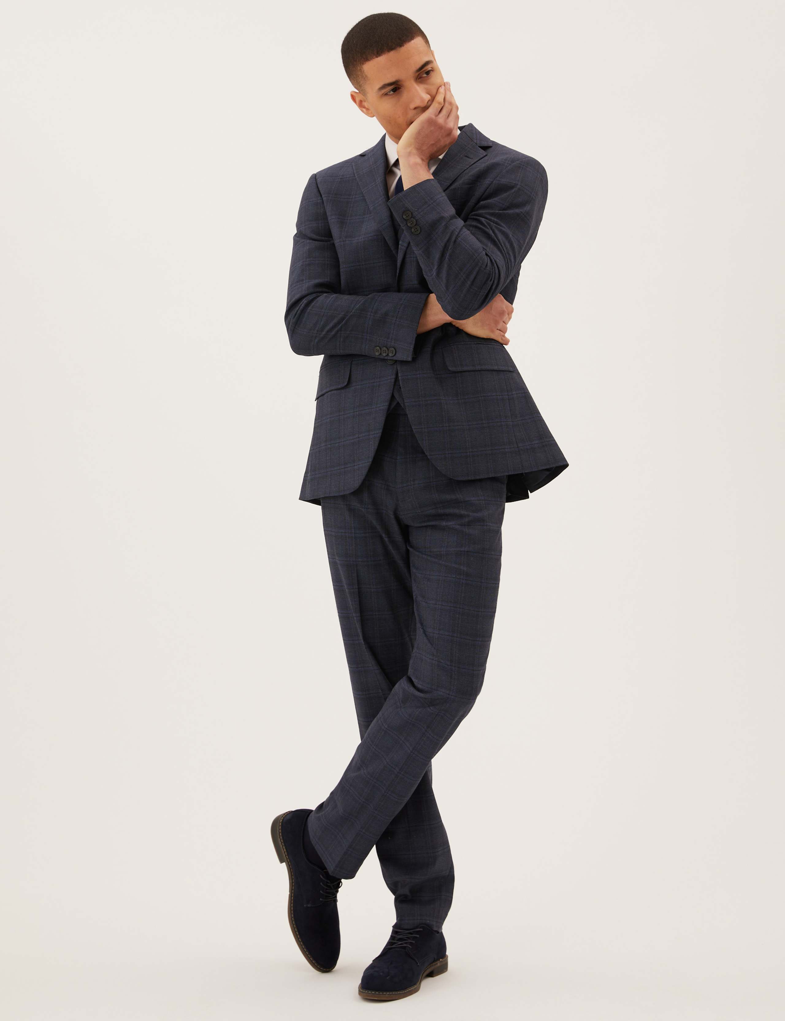 Regular Fit Check Suit 4 of 7