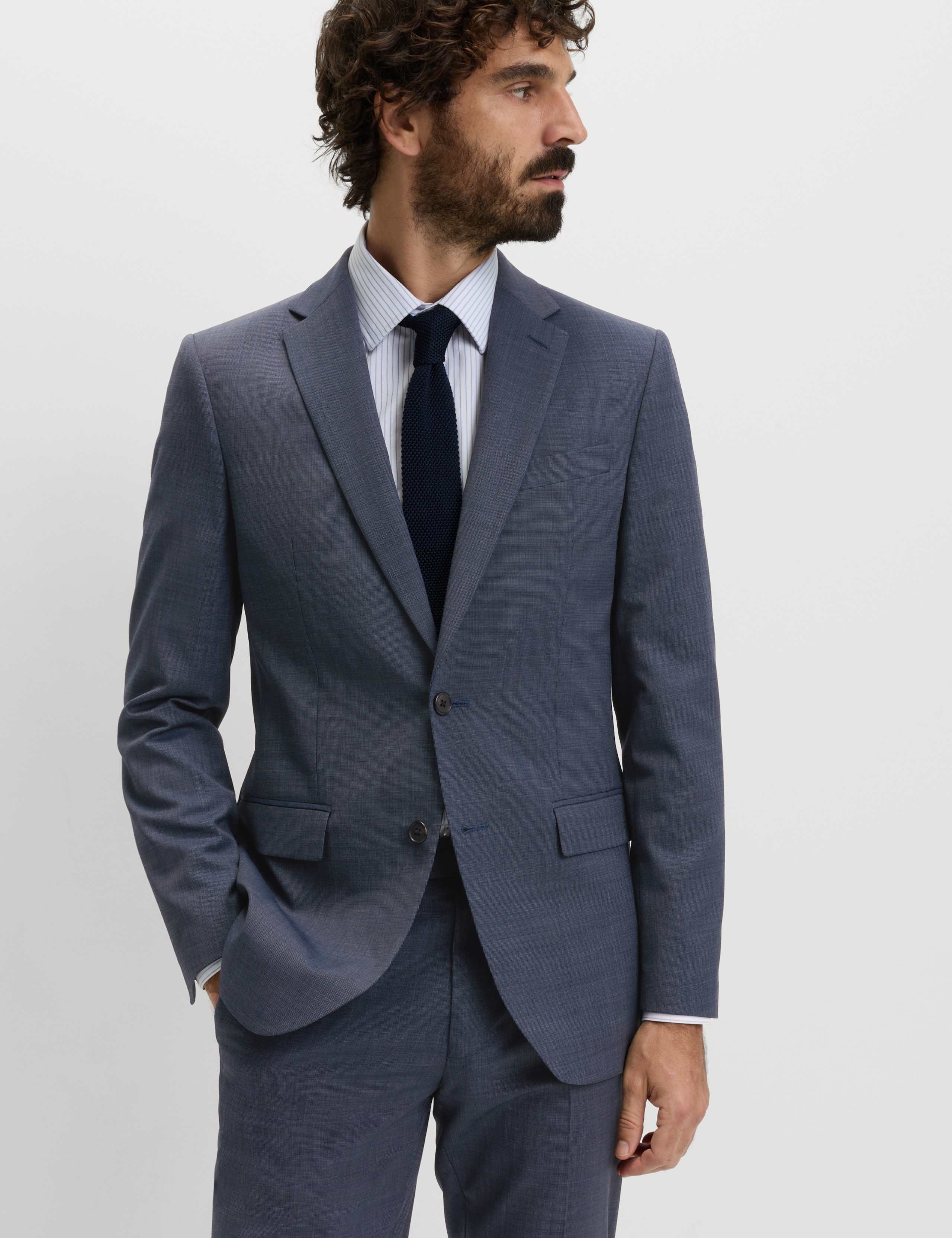Slim Fit Wool Blend Suit 1 of 6