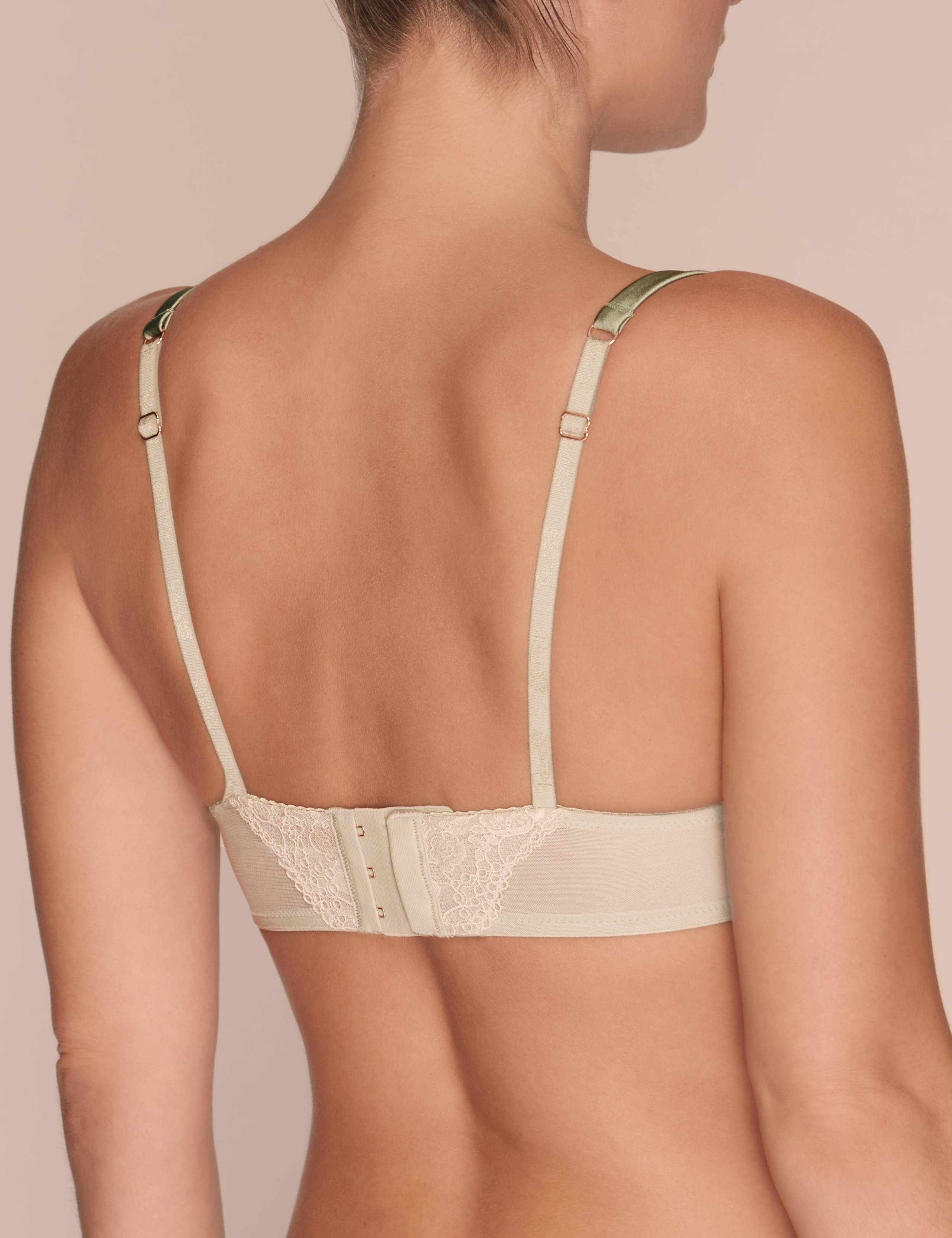 Silk & Lace Set with Padded Plunge A-E 4 of 6