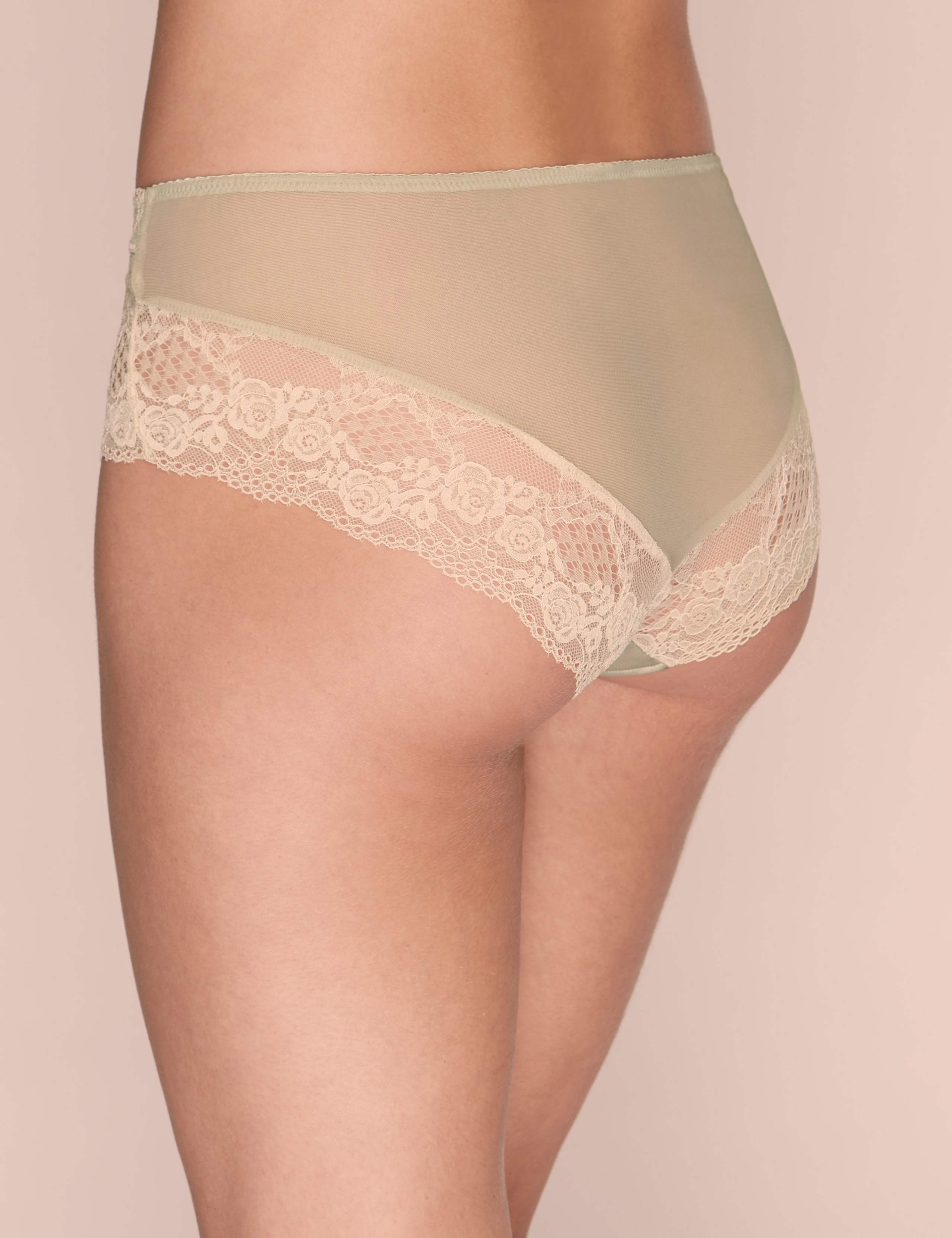 Silk & Lace Set with Padded Plunge A-E 6 of 6