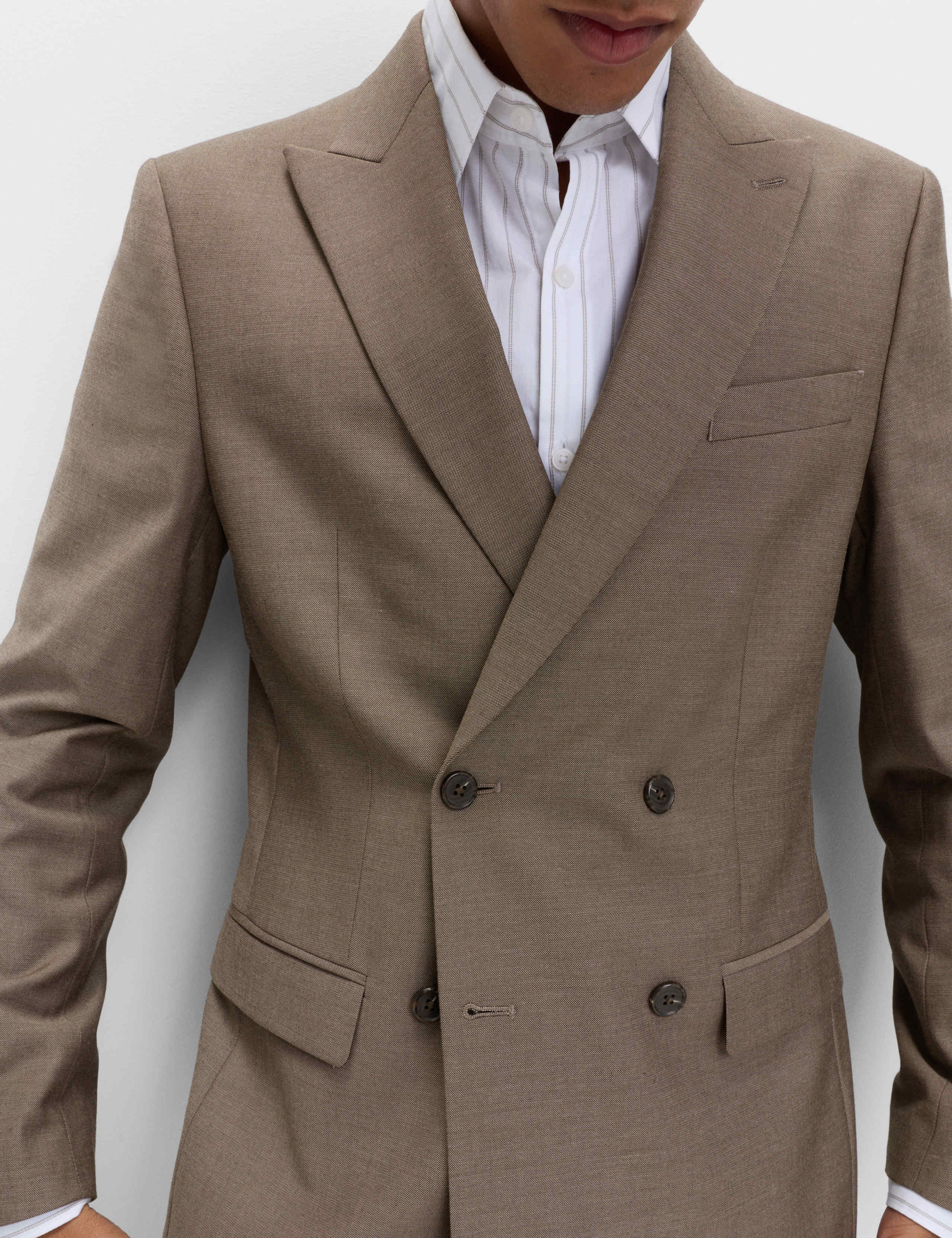 Slim Fit Double Breasted Suit 6 of 6