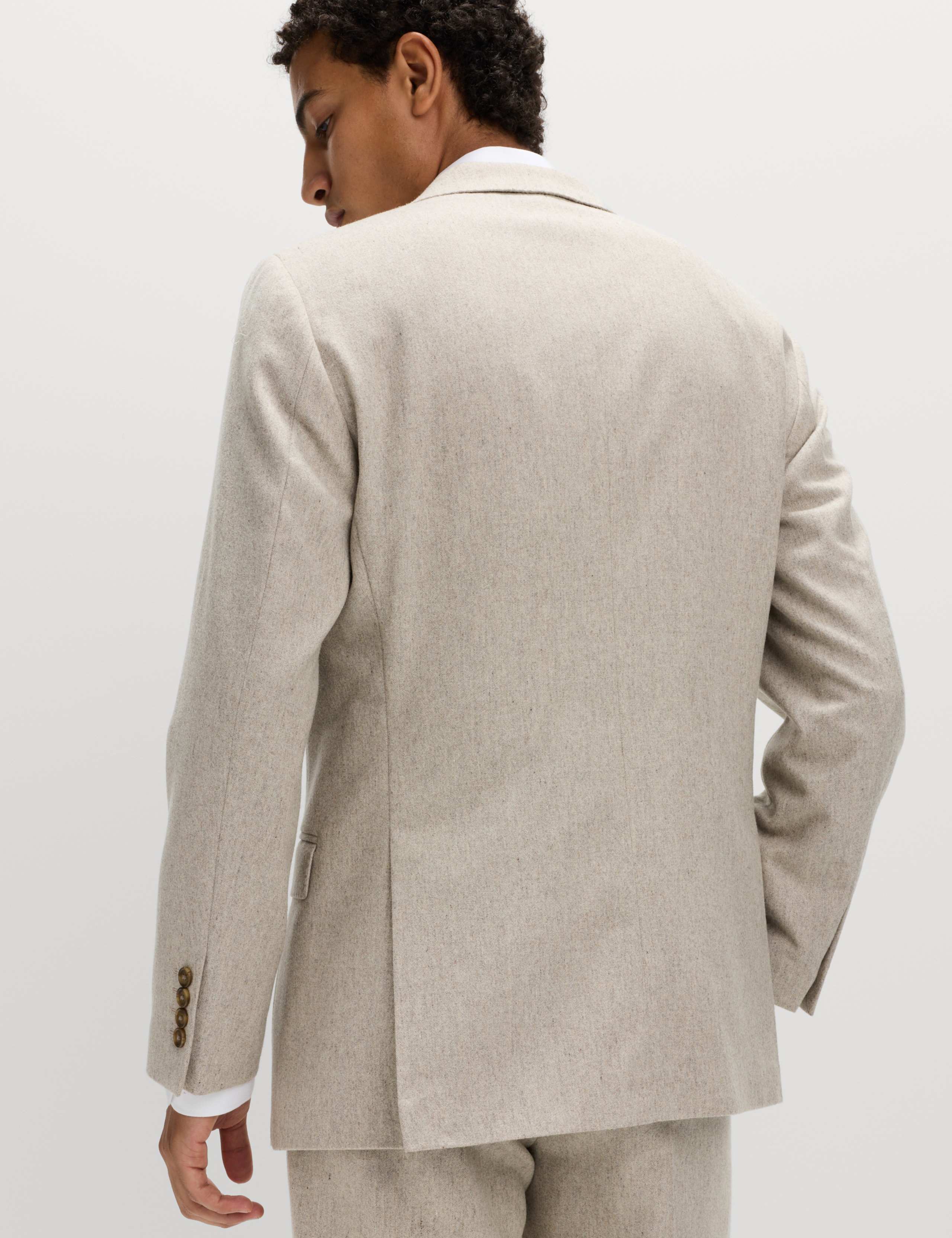 Tailored Fit Wool Rich Tweed Suit 4 of 6