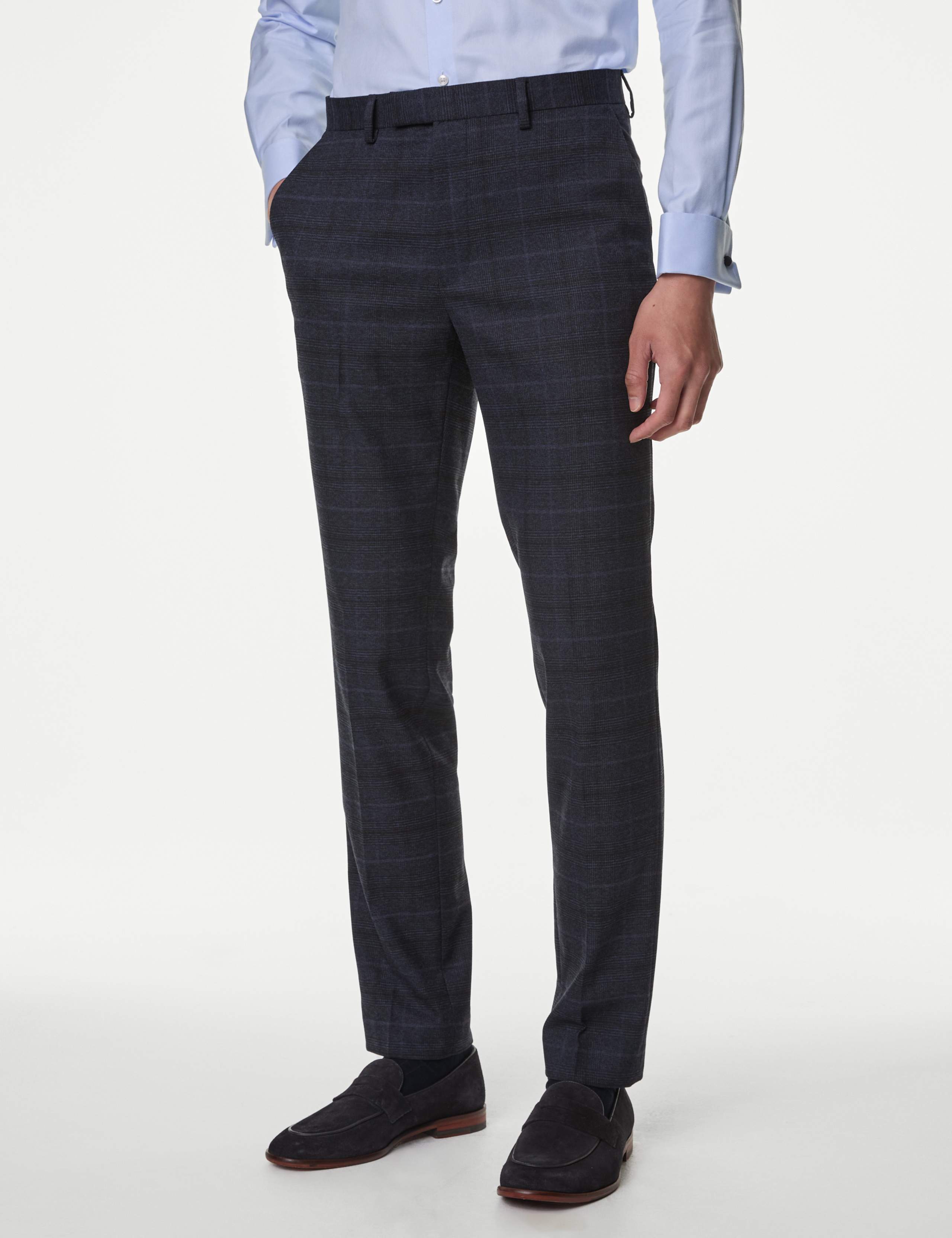 Slim Fit Prince of Wales Check Suit 6 of 7
