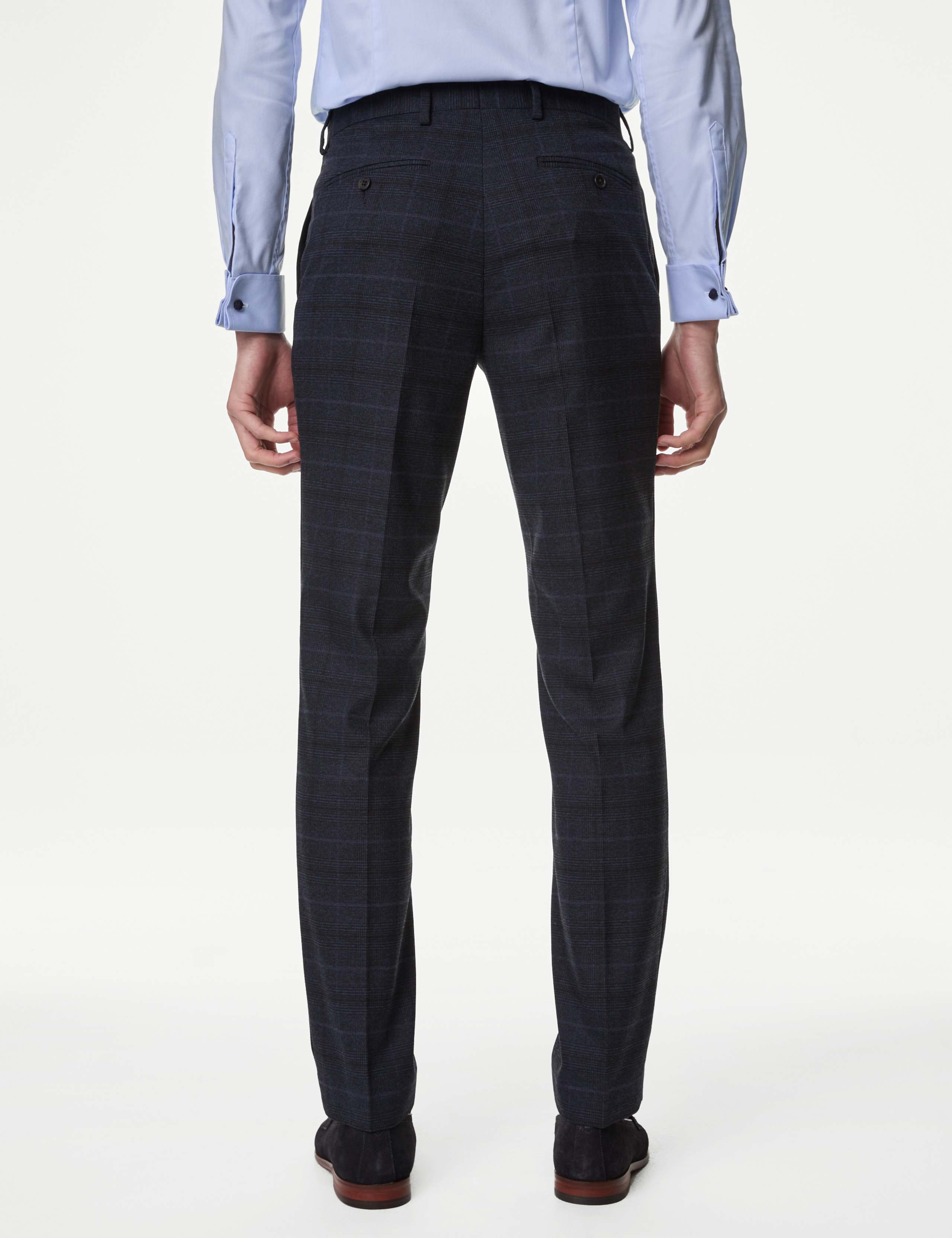 Slim Fit Prince of Wales Check Suit 7 of 7