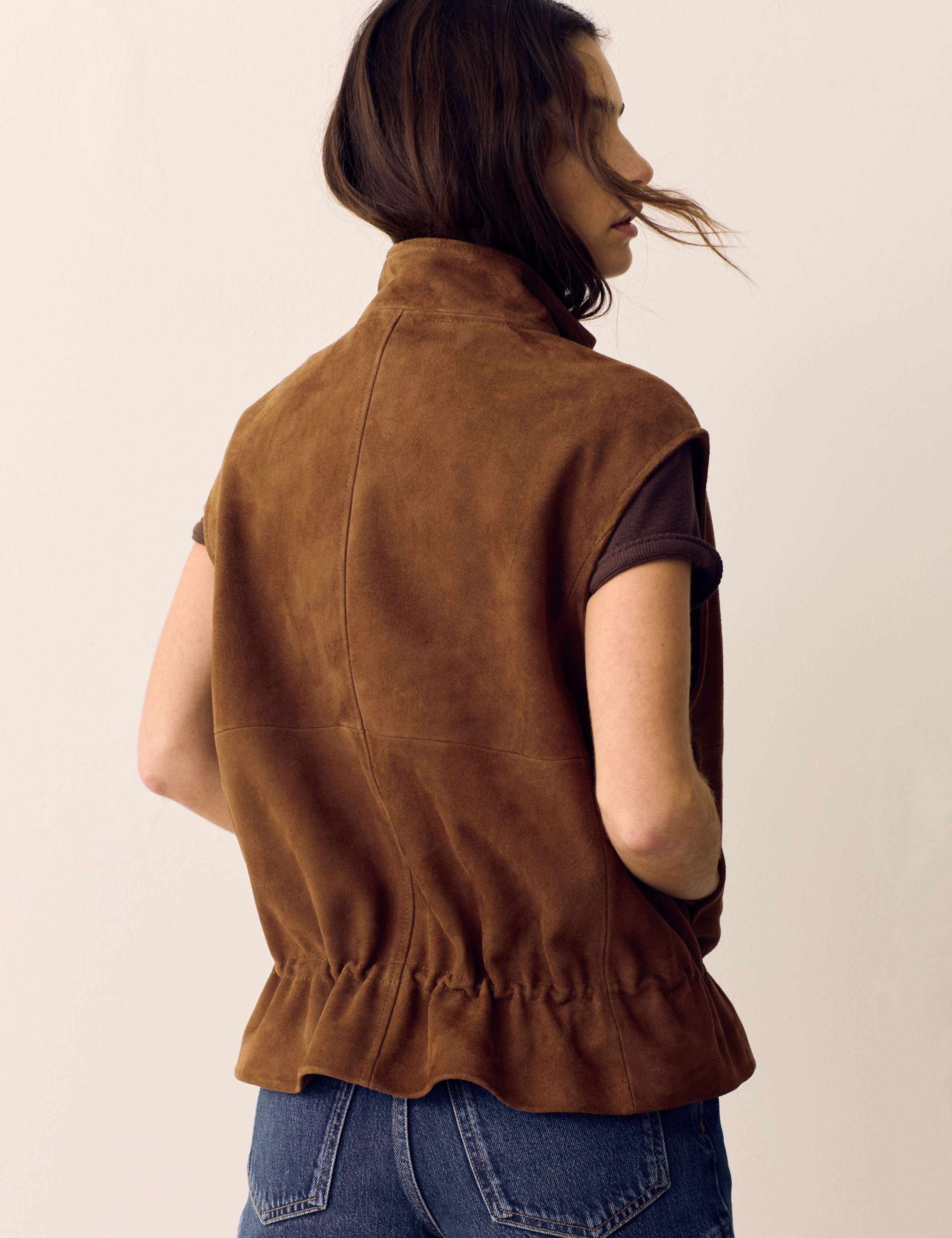 Suede Gilet & Shorts Set 4 of 6