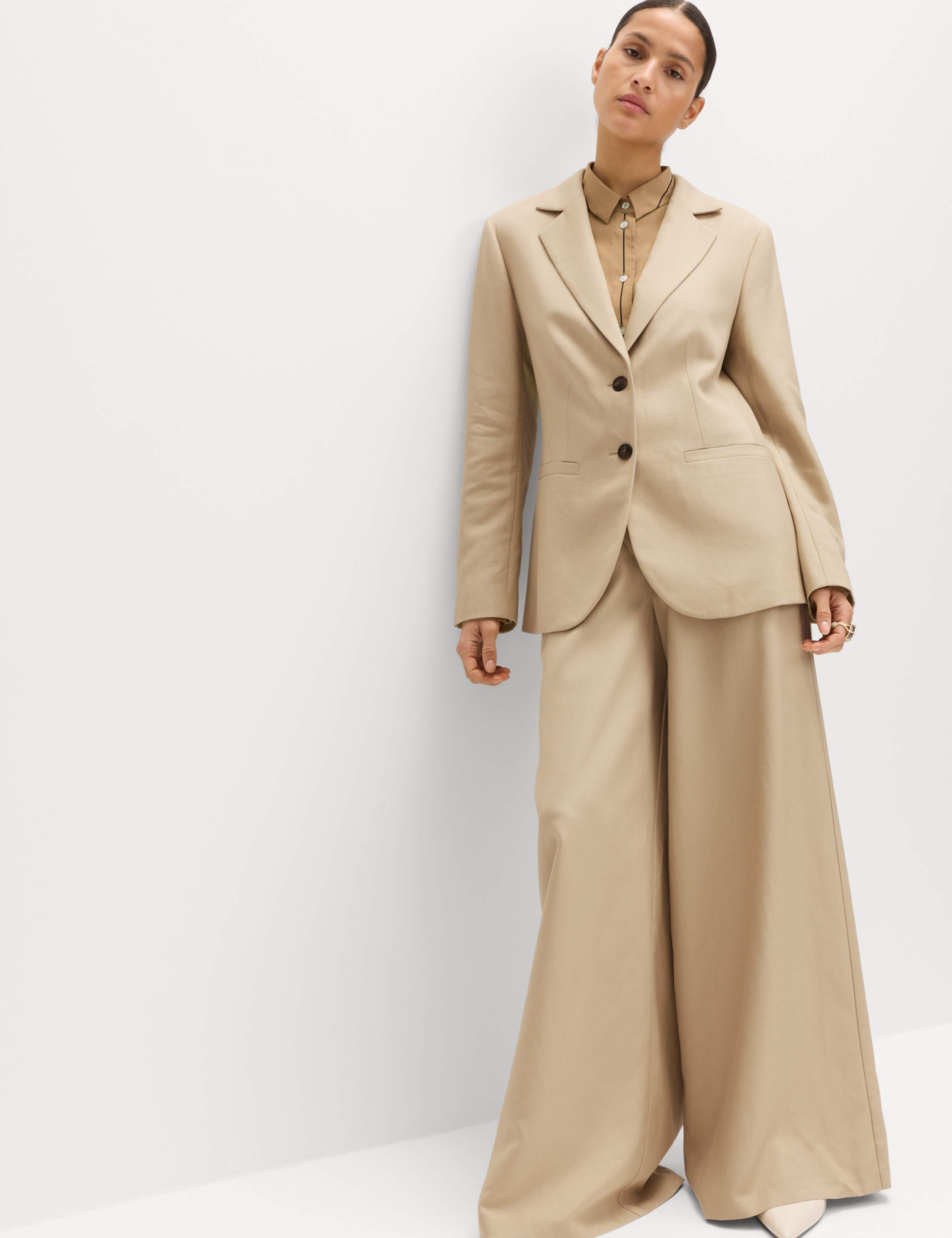 Rayon Blazer & Trouser Set