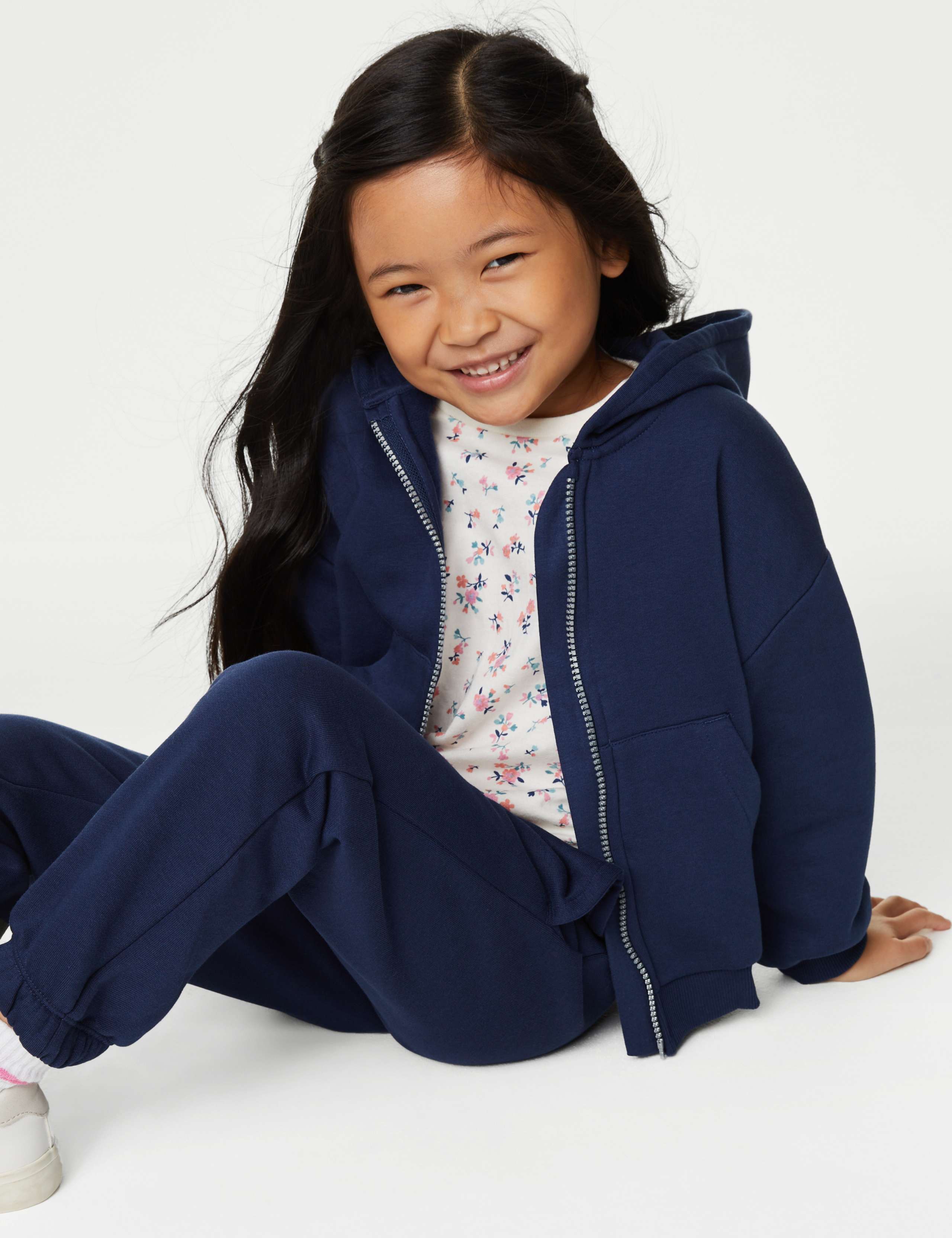 Girls Zip Hoodie & Joggers Outfit 4 of 7