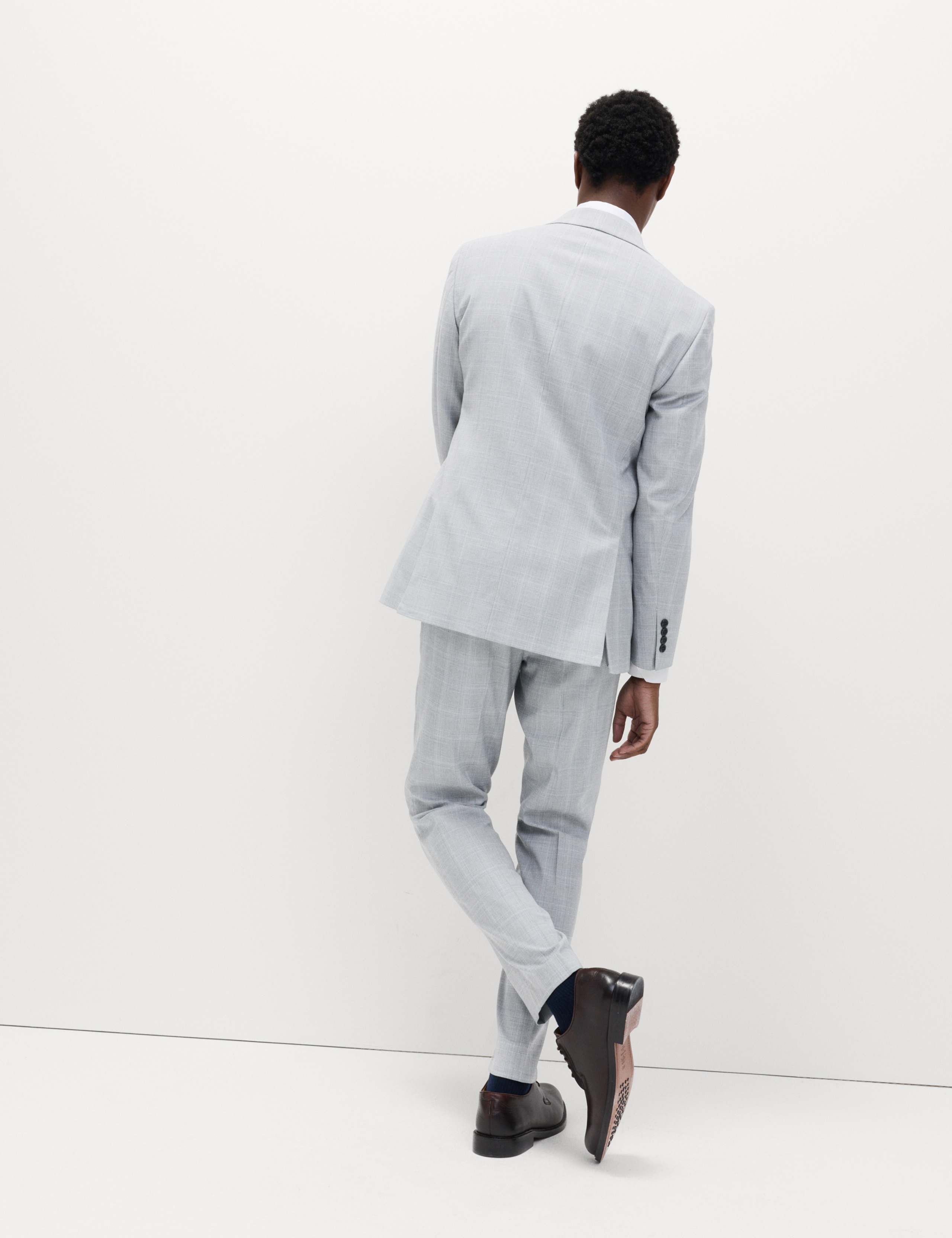 Regular Fit Check Stretch Suit 2 of 6