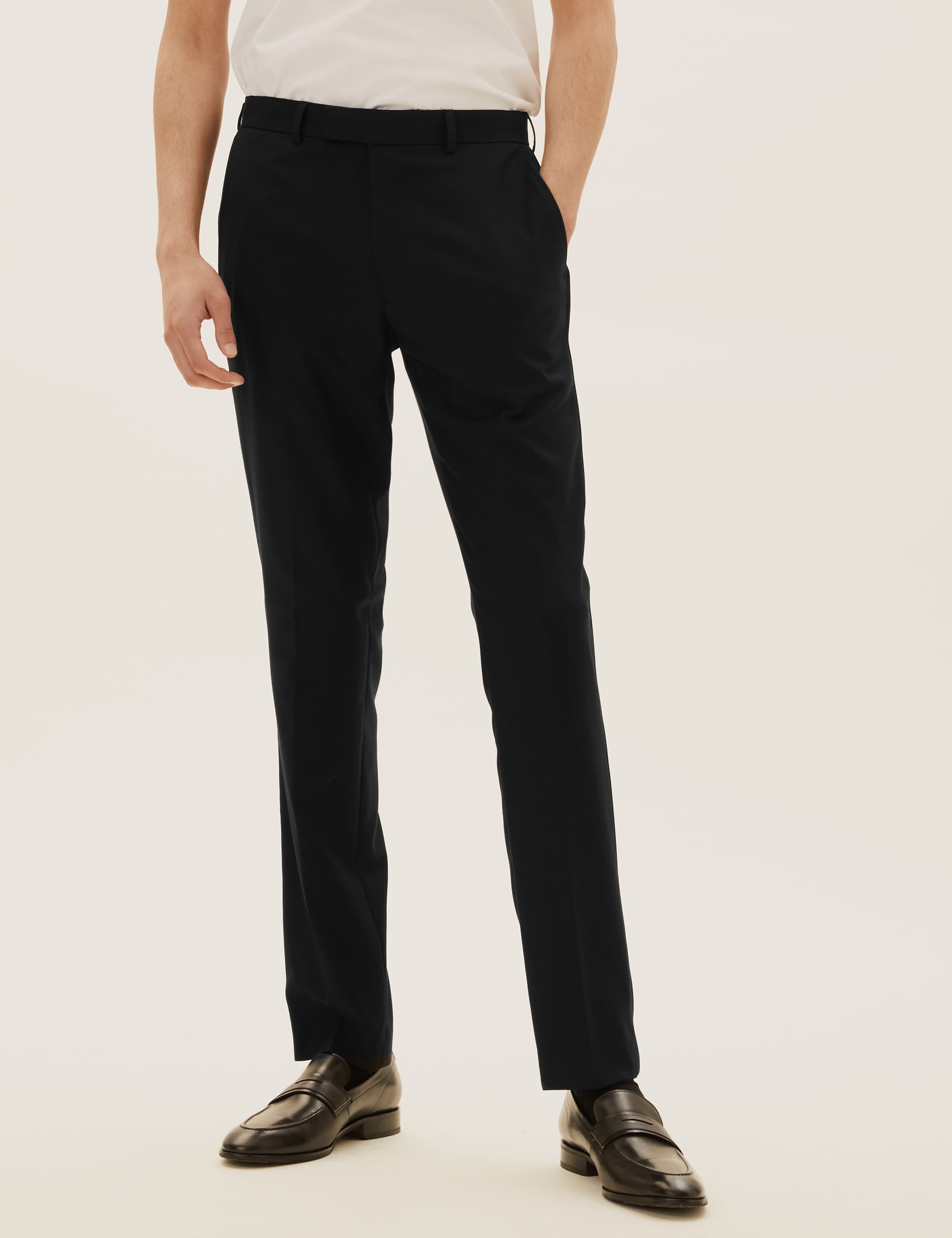 Black Slim Fit Textured Dinner Suit 8 of 9